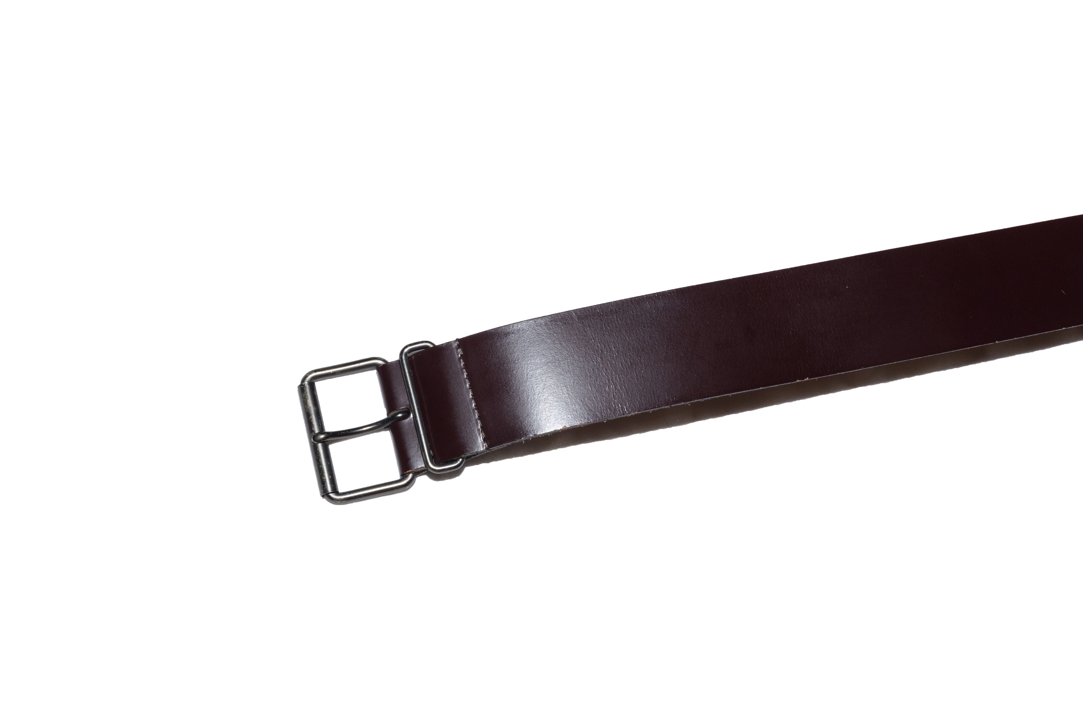 Issey Miyake COWHIDE SIMPLE PATENT LAYERED ROLL BELT Size 32 - 3 Thumbnail