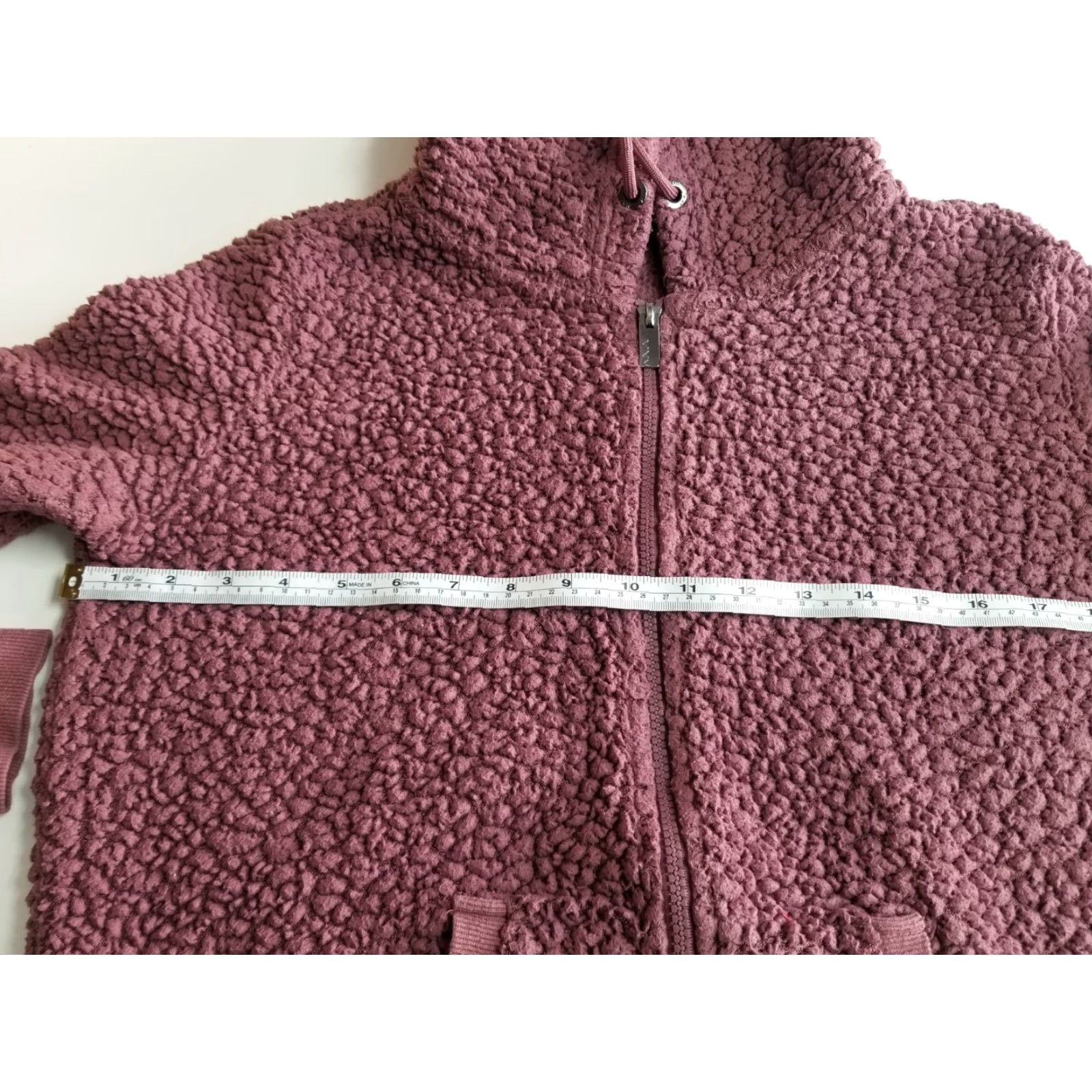 Vintage Marc New York Sherpa Full Zip Hoodie Jacket Sweater Pink Mauve Womens Size Small Size S / US 4 / IT 40 - 6 Thumbnail