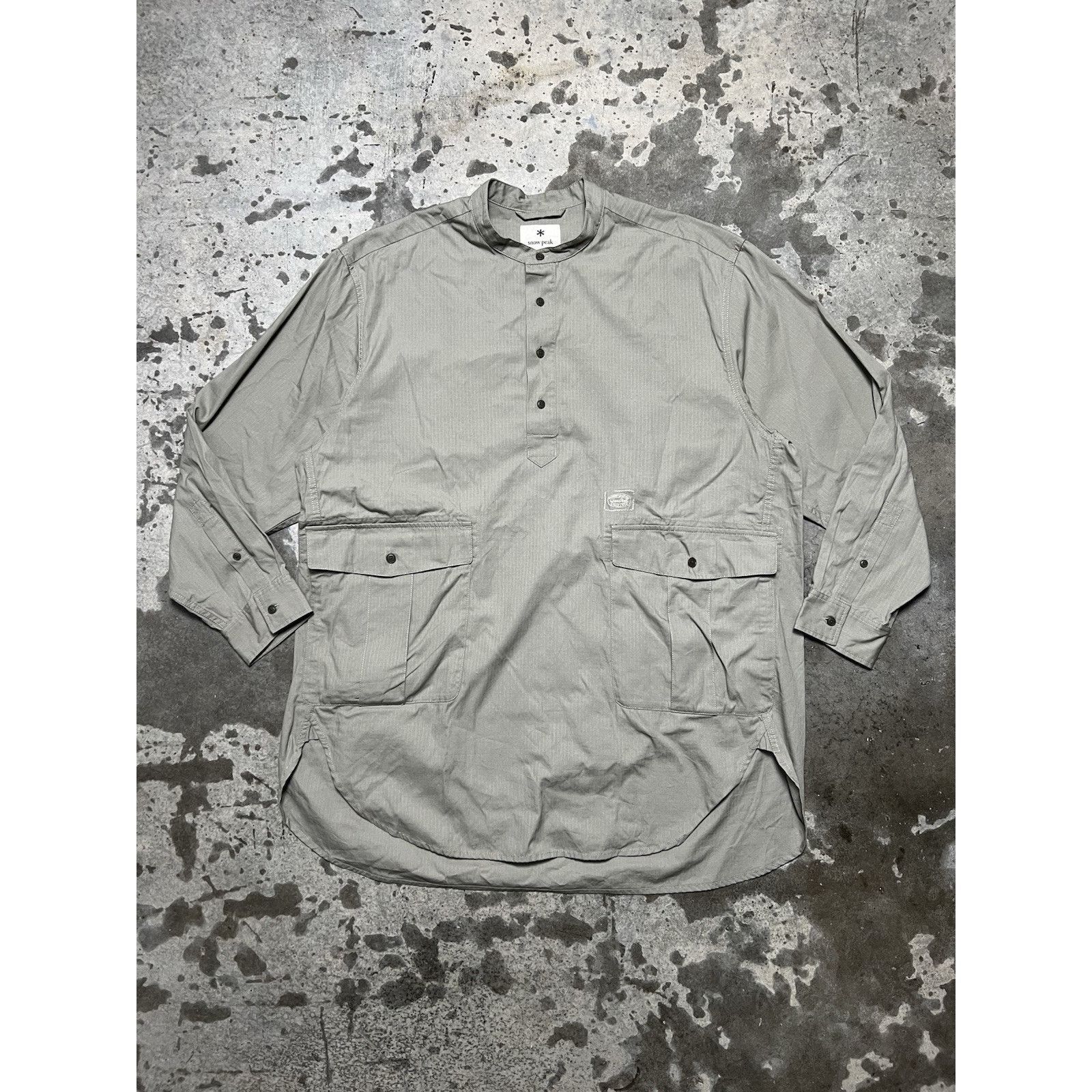 Snow Peak Snow Peak Pullover Taking Grade Smock Gray Takibi Grade XL Size US XL / EU 56 / 4 - 2 Thumbnail