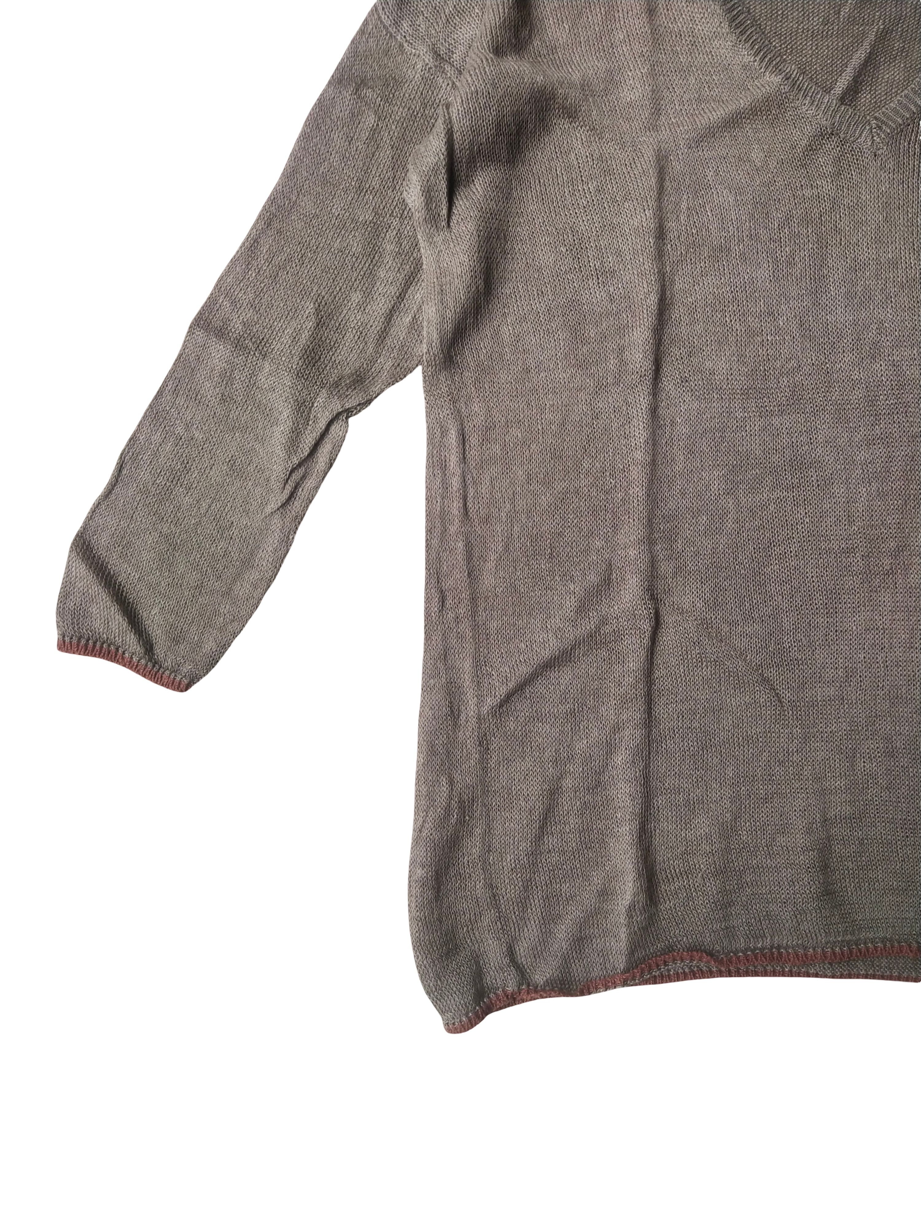 Lemaire × Uniqlo Uniqlo x Ines de la Fressange Linen Sheer Knit Sweater Size L / US 10 / IT 46 - 3 Thumbnail