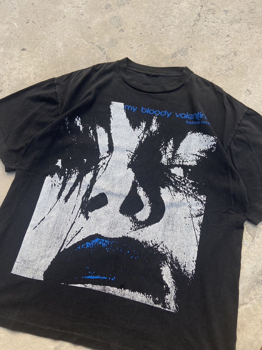 image of Band Tees x Tour Tee Mybloody Valentine Loveless Tees in Black, Men's (Size XL)