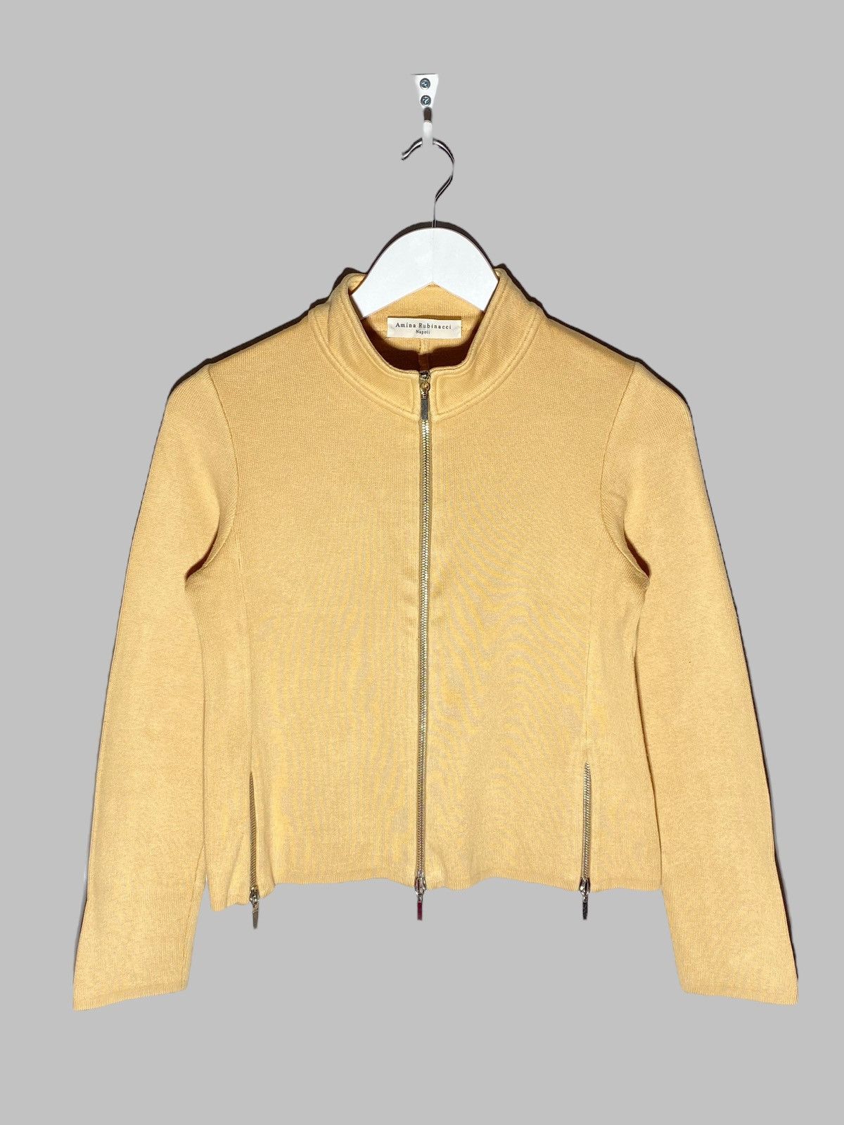 Amina Rubinacci Vintage Amina Rubinacci Napoli Full Zip Sweater Jumper Size M / US 6-8 / IT 42-44 - 1 Thumbnail