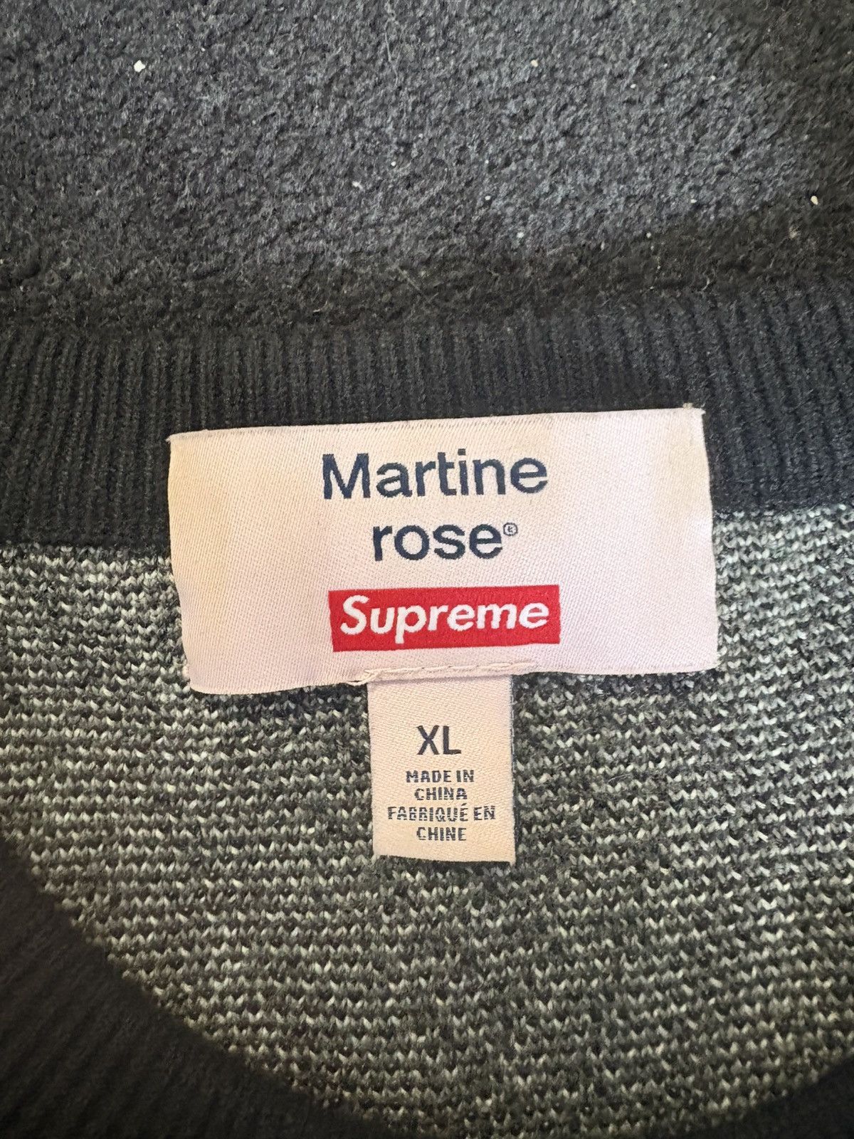 Martine Rose × Supreme Supreme Martine Rose Knit Sweater Size US XL / EU 56 / 4 - 5 Thumbnail