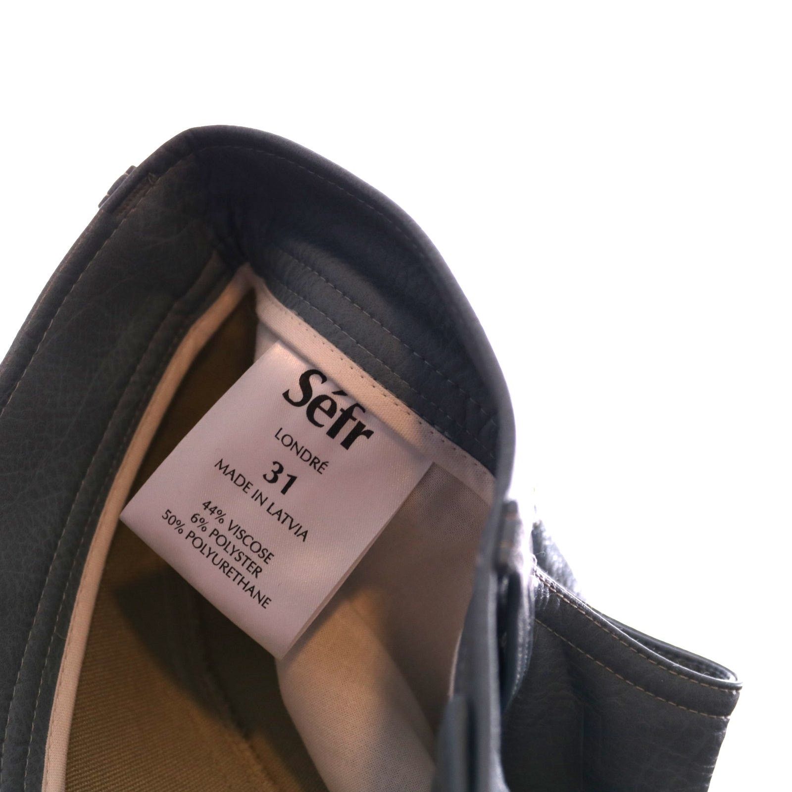 Sefr Séfr Londre Faux Leather Jeans Pants Size 31 New Sefr Size US 31 - 7 Thumbnail