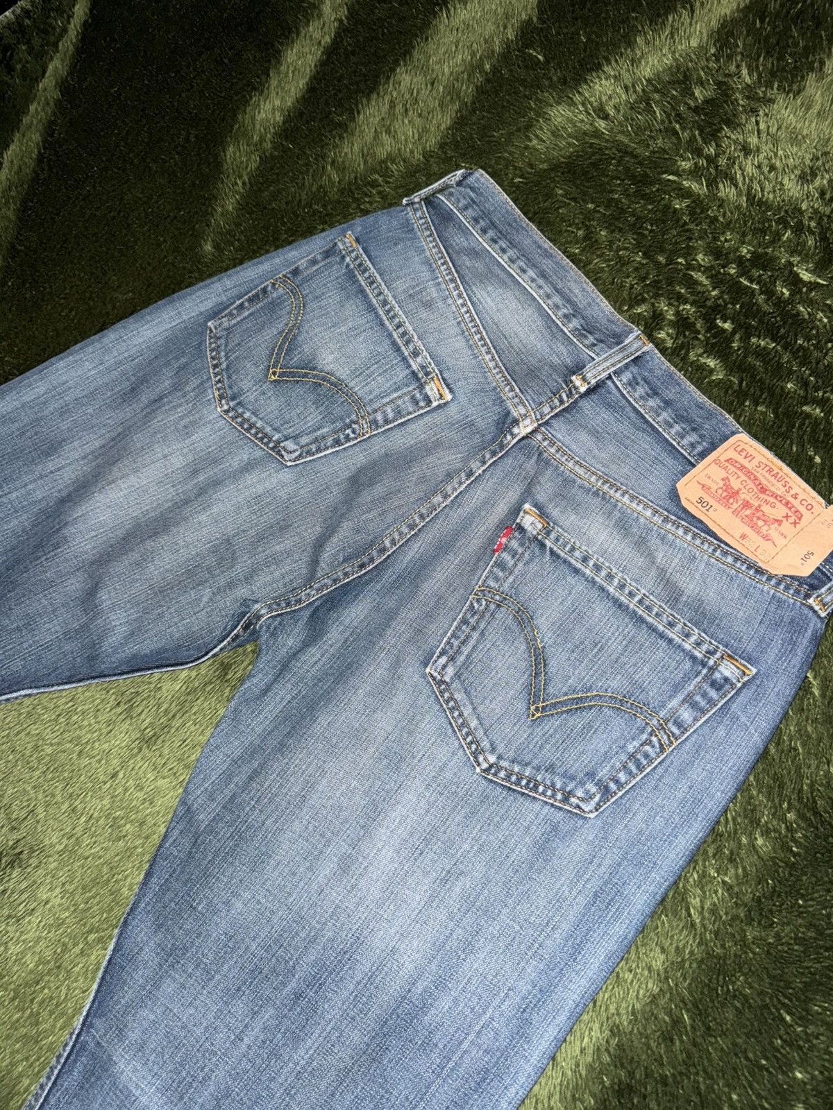 Levi's [W32/L32] Levis 501 USA button fly washed denim pants Size US 32 / EU 48 - 8 Thumbnail