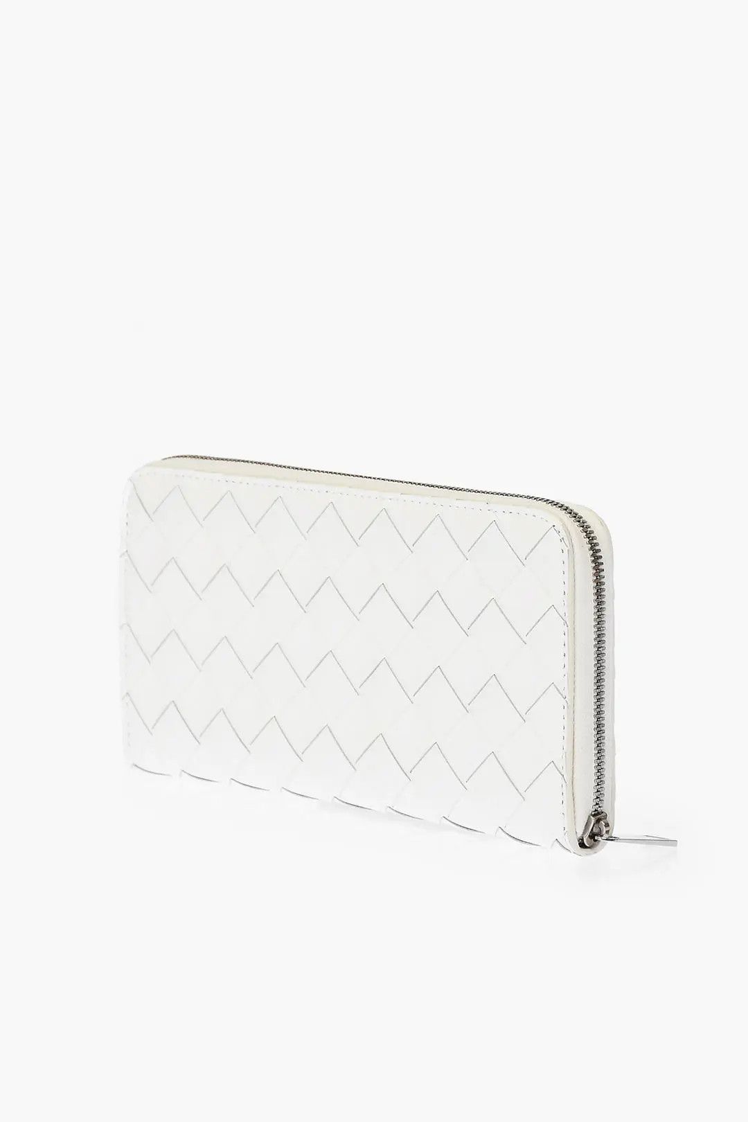 Bottega Veneta o1bcso1str0824 Size : OS / Zip Around Wallet in White Size ONE SIZE - 2 Thumbnail