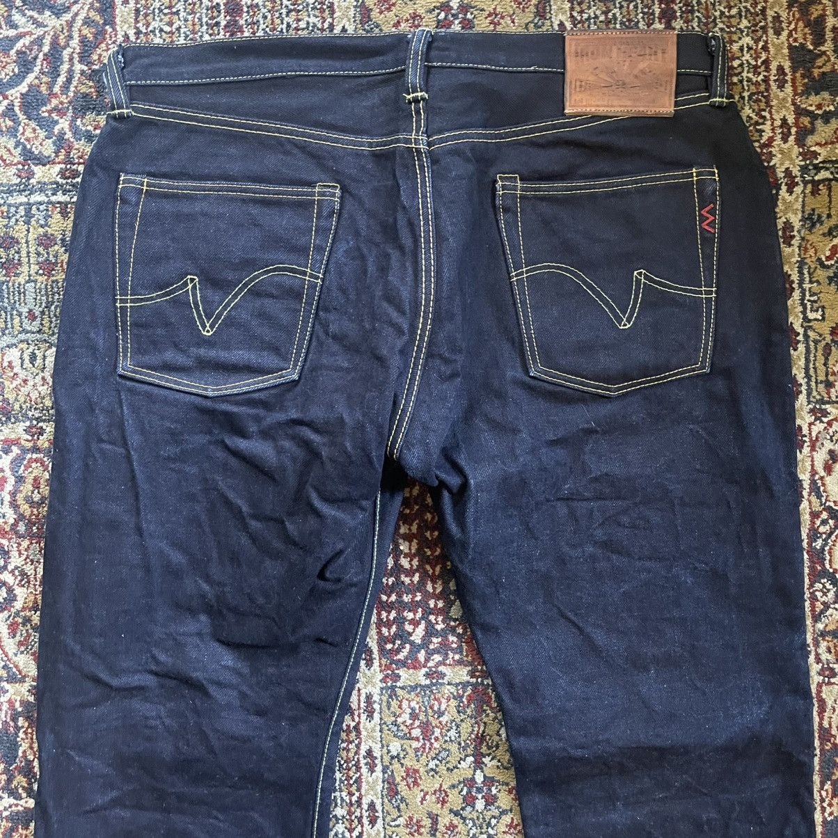 Iron Heart Iron Heart Double Indigo IH-634 18oz Jeans size 40x32 Size US 40 / EU 56 - 6 Thumbnail