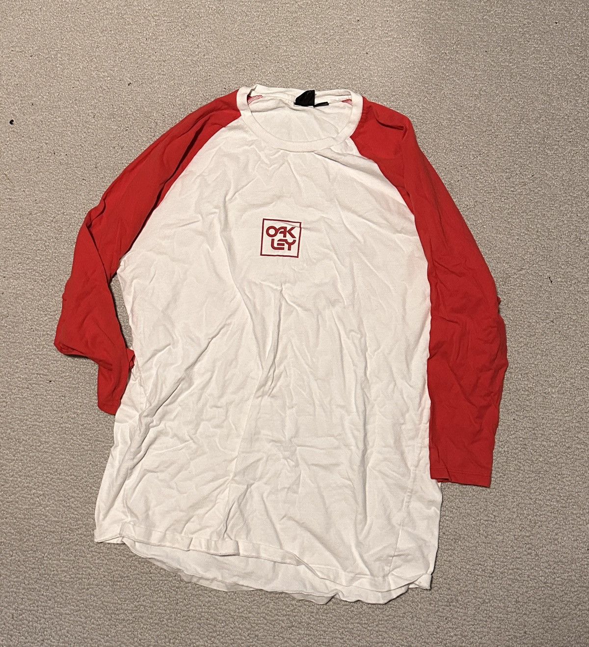 Oakley Red and White Oakley Long Sleeve T-Shirt Size US XXL / EU 58 / 5 - 1 Thumbnail