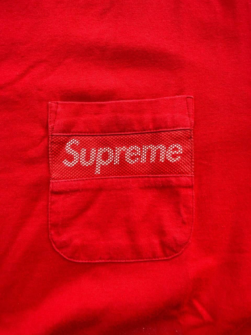 Supreme Mesh Stripe Pocket Tee