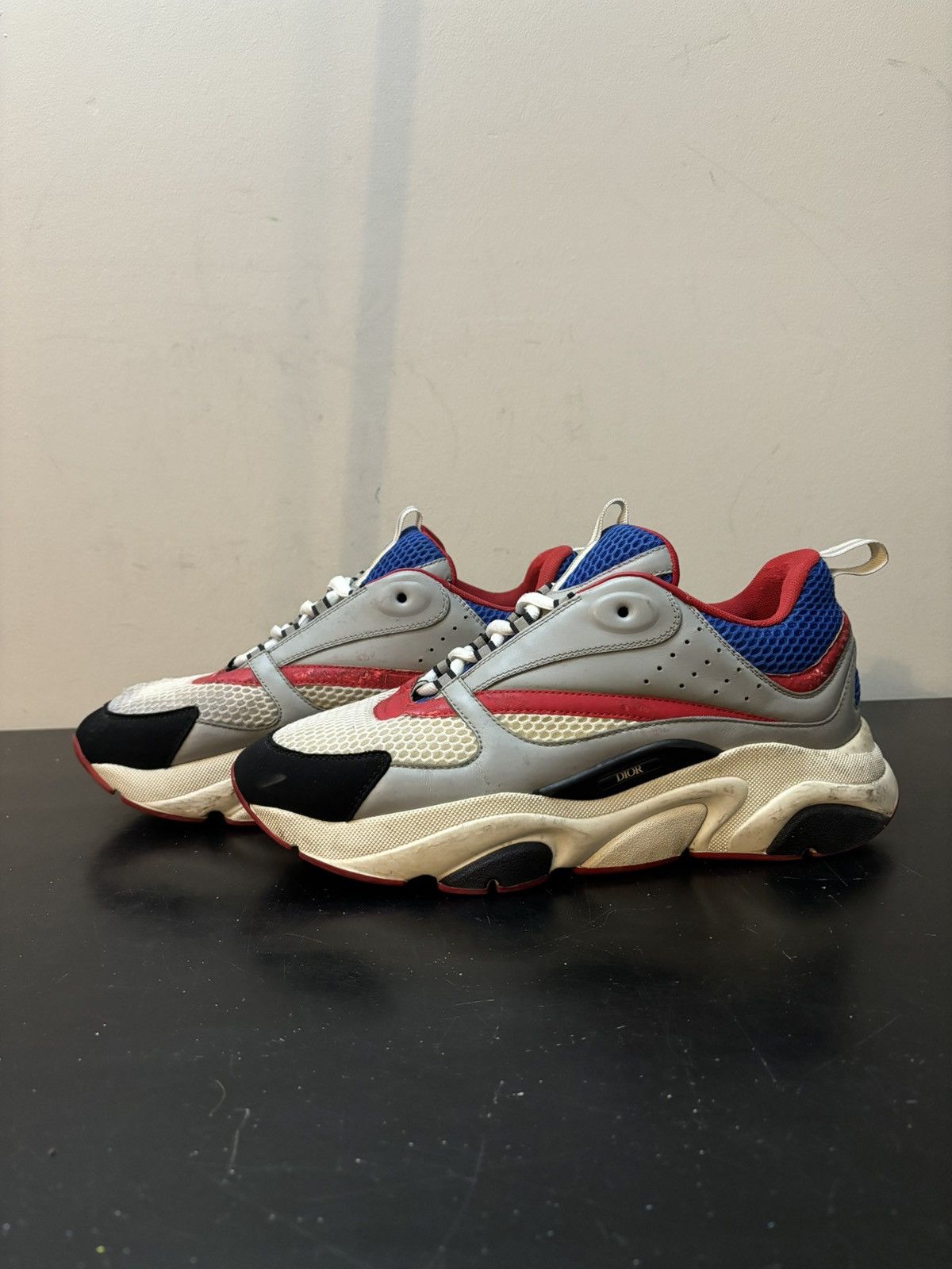 Dior Dior B22 Sneakers Red Blue Size US 9 / EU 42 - 1 Thumbnail