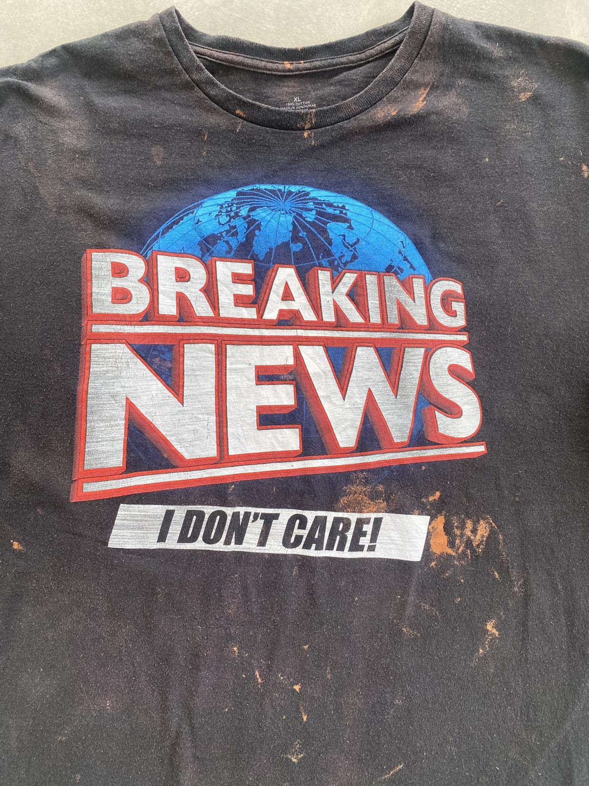 Vintage VINTAGE BREAKING NEWS ACID SPLASH TEE Size US XL / EU 56 / 4 - 2 Thumbnail