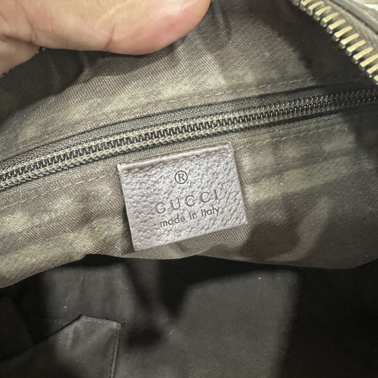 Gucci GUCCI GG WEB HALF MOON MEDIUM CROSSBODY BAG 17 Size ONE SIZE - 18 Thumbnail
