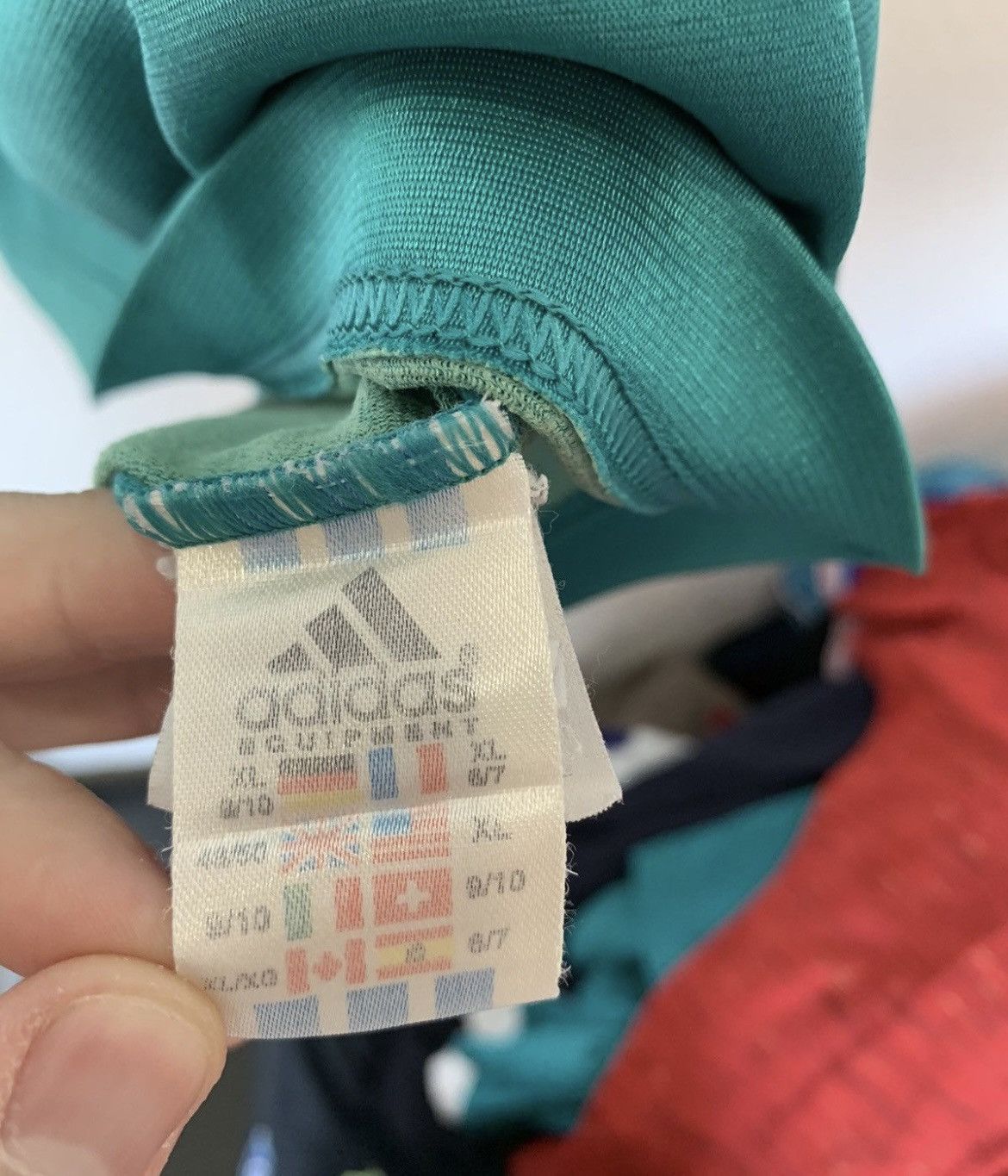 Vintage VINTAGE ADIDAS EQUIPMENT 90’s FV OSCHELBRONN SOCCER JERSEY Size US XL / EU 56 / 4 - 7 Thumbnail