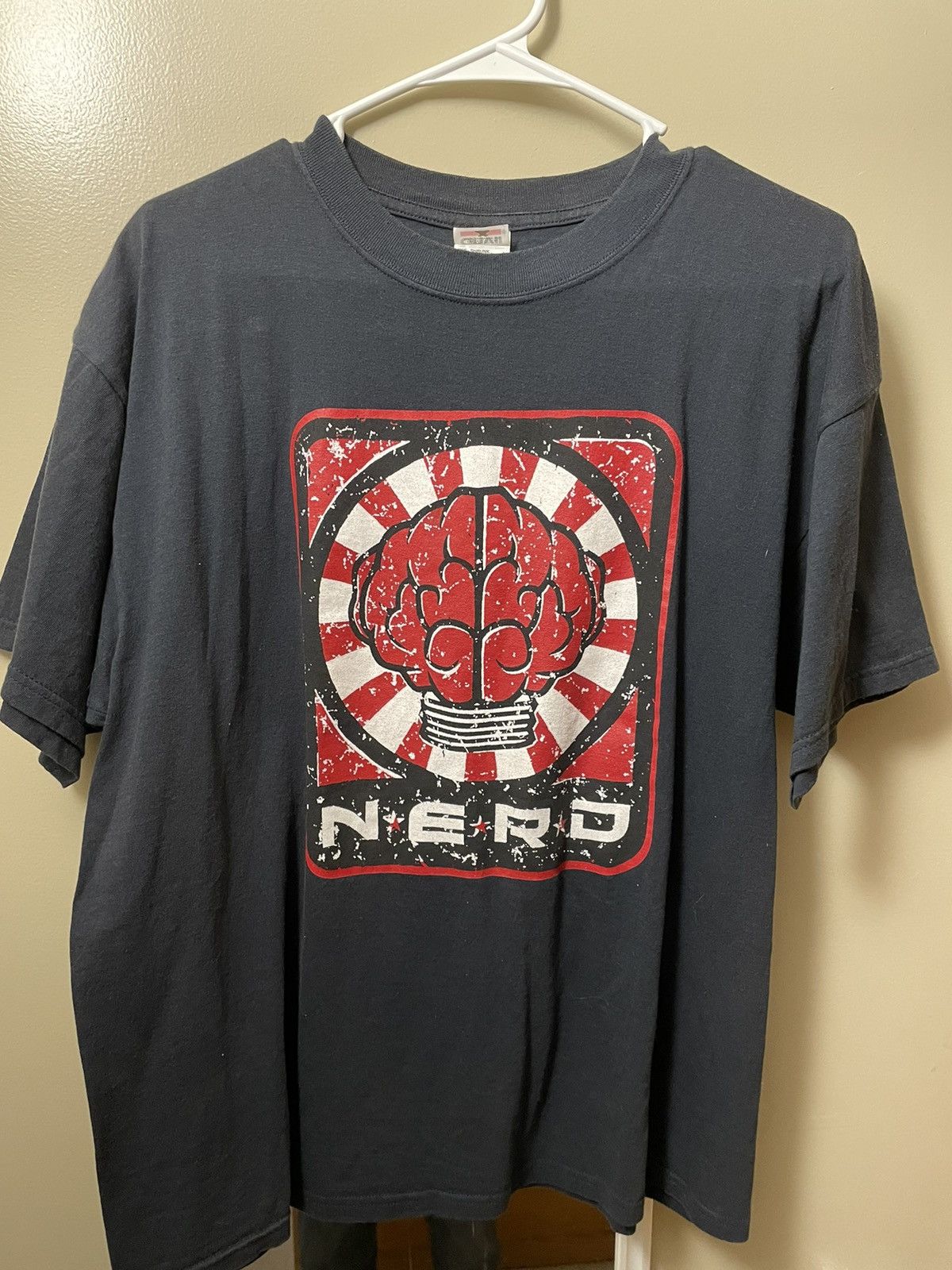 image of Billionaire Boys Club x Pharrell Nerd Fly Or Die Promo Tee (2004) in Black, Men's (Size Large)