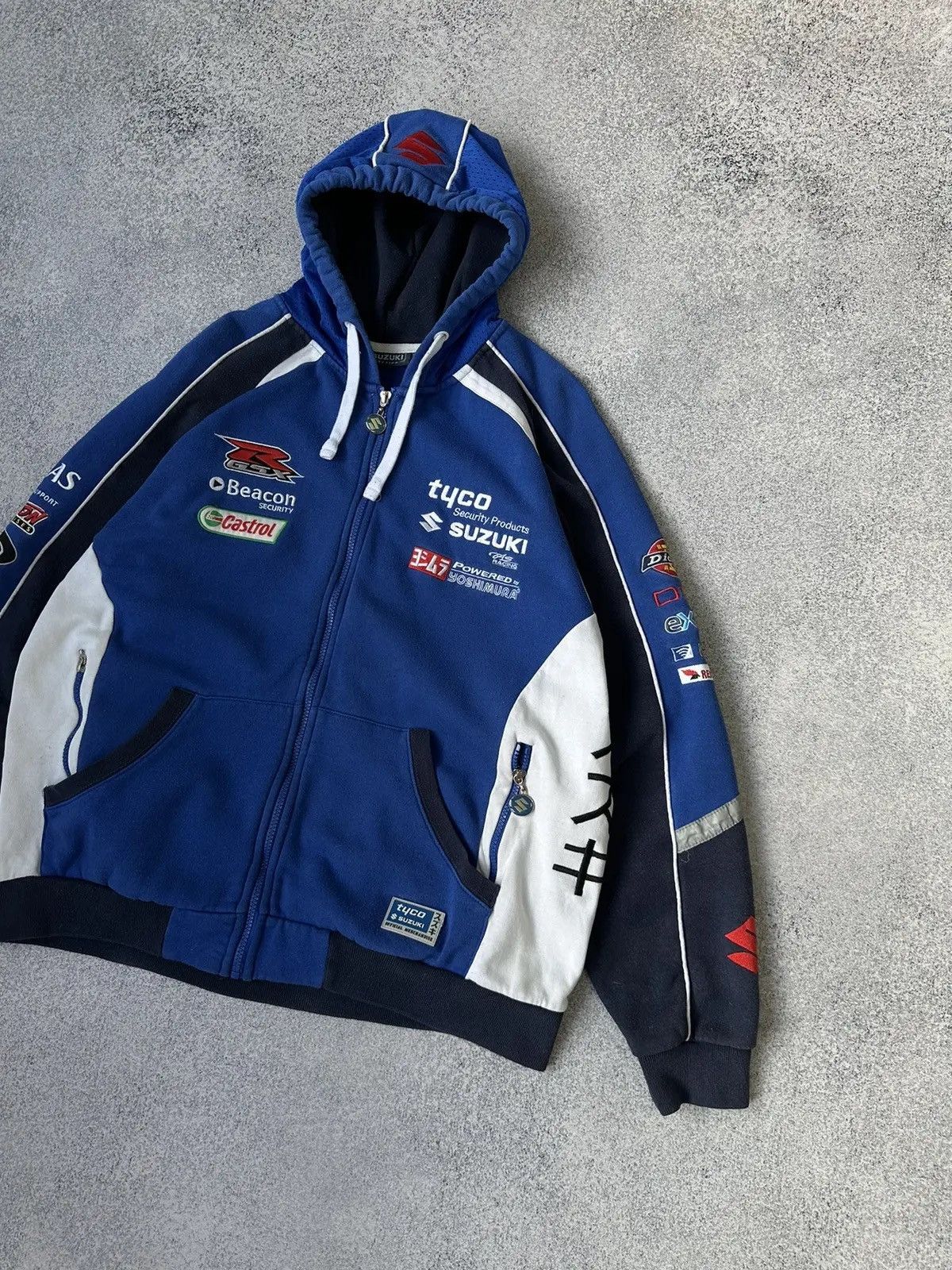 Formula 1 × Vintage Vintage Suzuki Tyco Yoshimura Racing Track Jacket Size US L / EU 52-54 / 3 - 3 Thumbnail