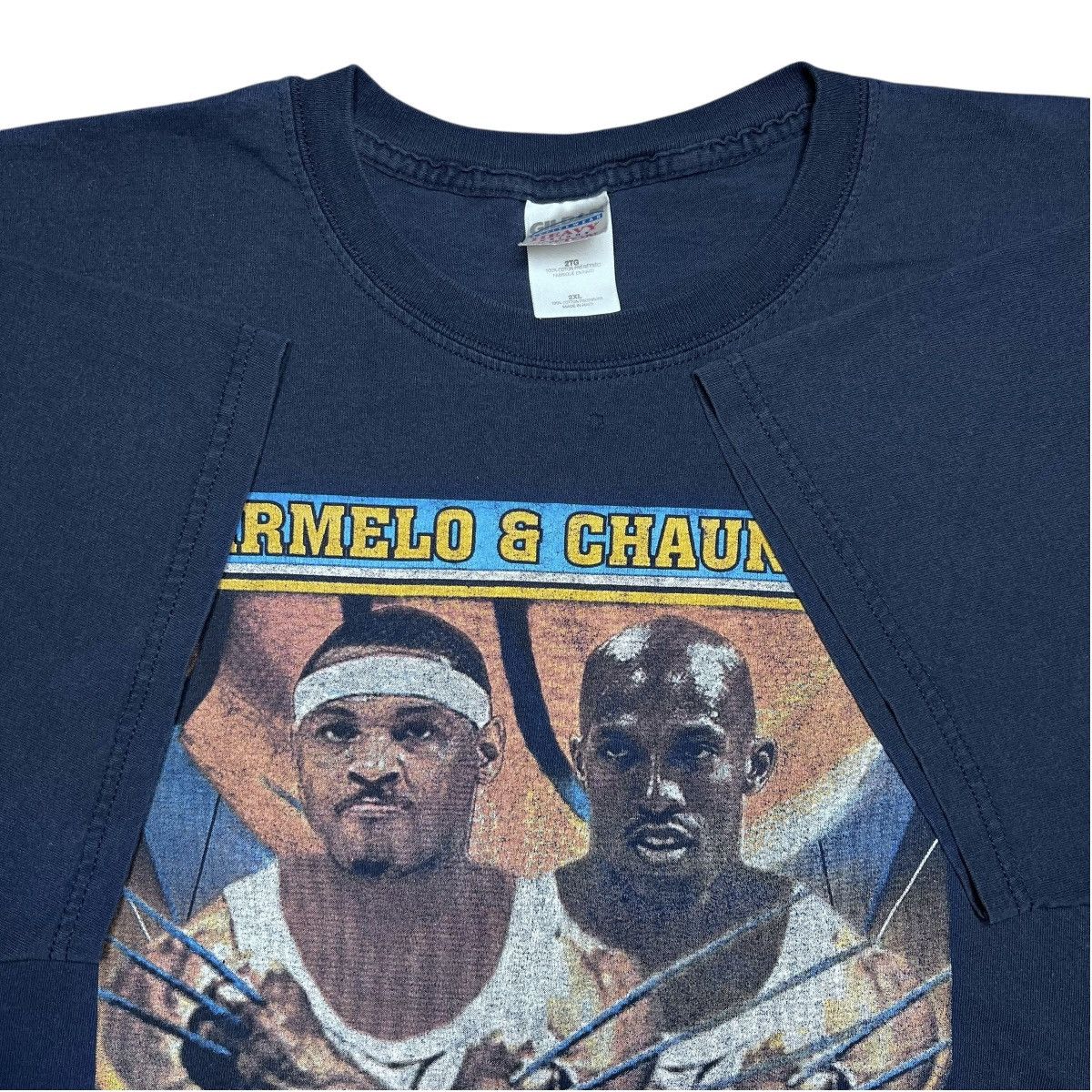 NBA 2009 Denver Nuggets Playoffs Carmelo Chauncey Wolverine Tee Size US XXL / EU 58 / 5 - 2 Thumbnail