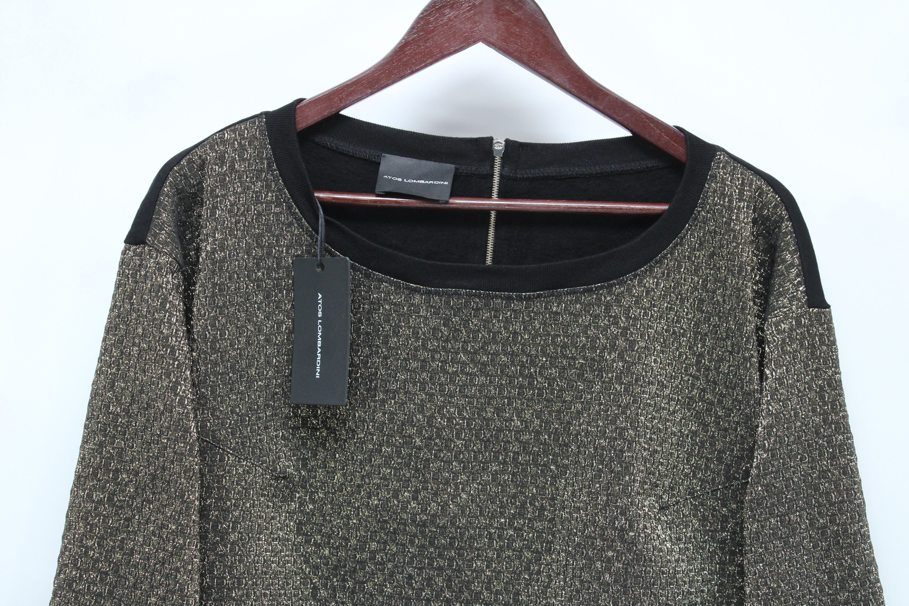 Vintage Atos Lombardini Sweater Womens Size 46 Hype Rare Size L / US 10 / IT 46 - 4 Thumbnail