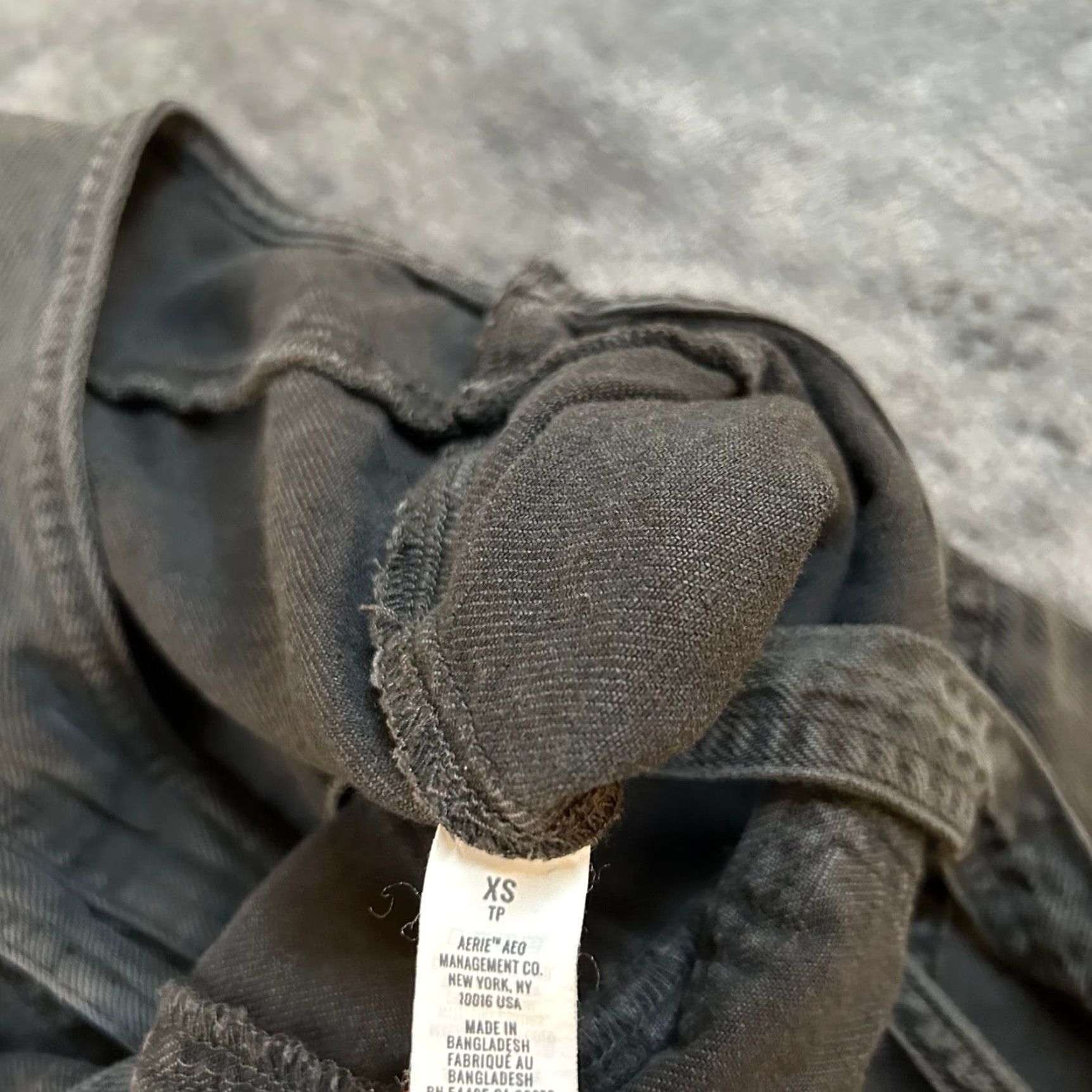 Vintage Aerie Overalls Jumpsuit One-Piece Casual Linen Lyocell Gray Womens XS Adjustable Straps Pockets Solid Sleeveless Size 26" / US 2 / IT 38 - 5 Thumbnail