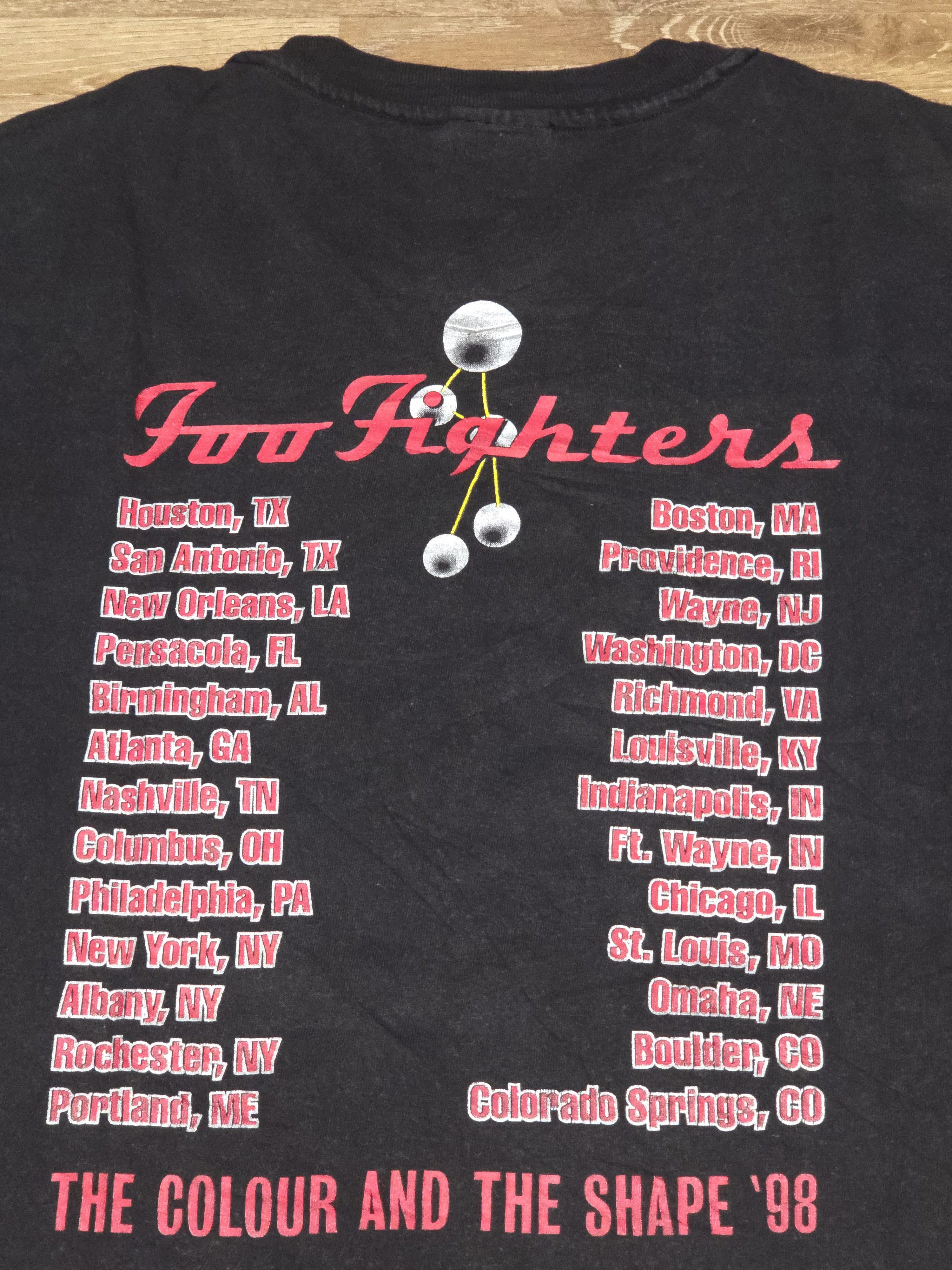 Band Tees Vintage 90s Foo Fighters Band Nirvana Dave Grohl Tour Shirt Size US XL / EU 56 / 4 - 6 Thumbnail