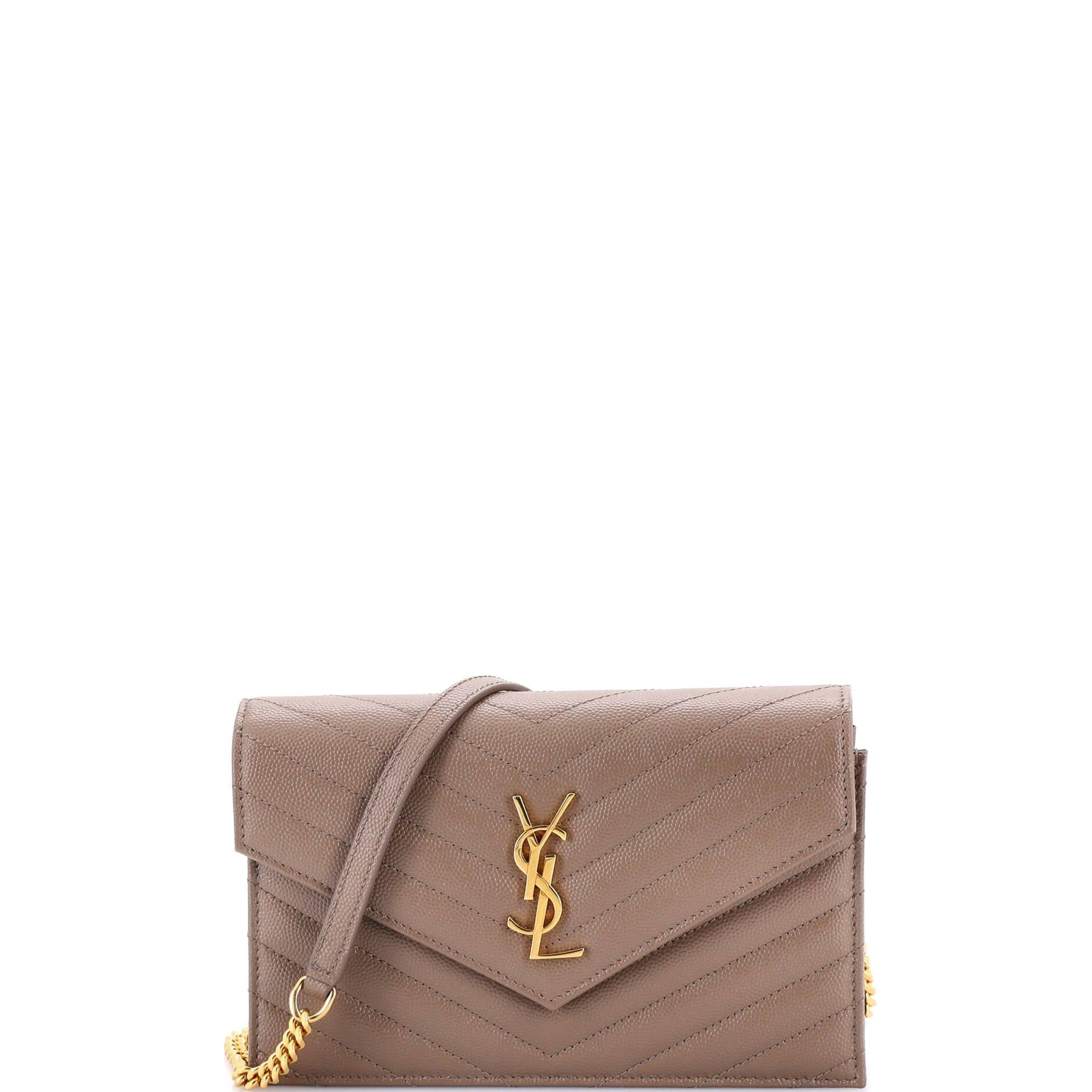 Saint Laurent Paris Classic Monogram Wallet on Chain Size ONE SIZE - 1 Thumbnail