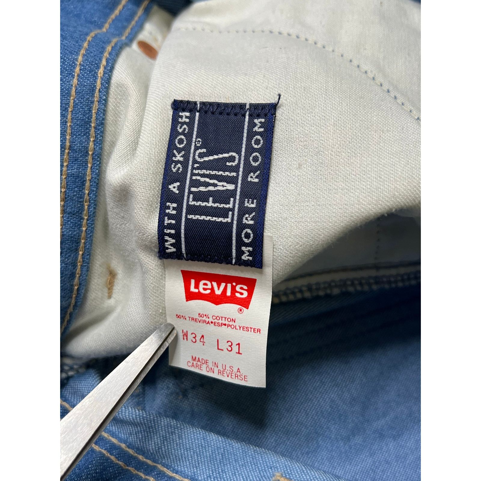 Levi's Levi’s Vintage Orange Tab Jeans Mens 32x30 Made USA Wide Size US 32 / EU 48 - 5 Thumbnail