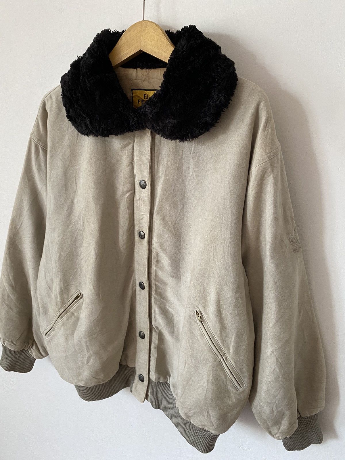 Fendi × Vintage VINTAGE FENDI DECK JACKET SHERPA Size US XS / EU 42 / 0 - 3 Thumbnail