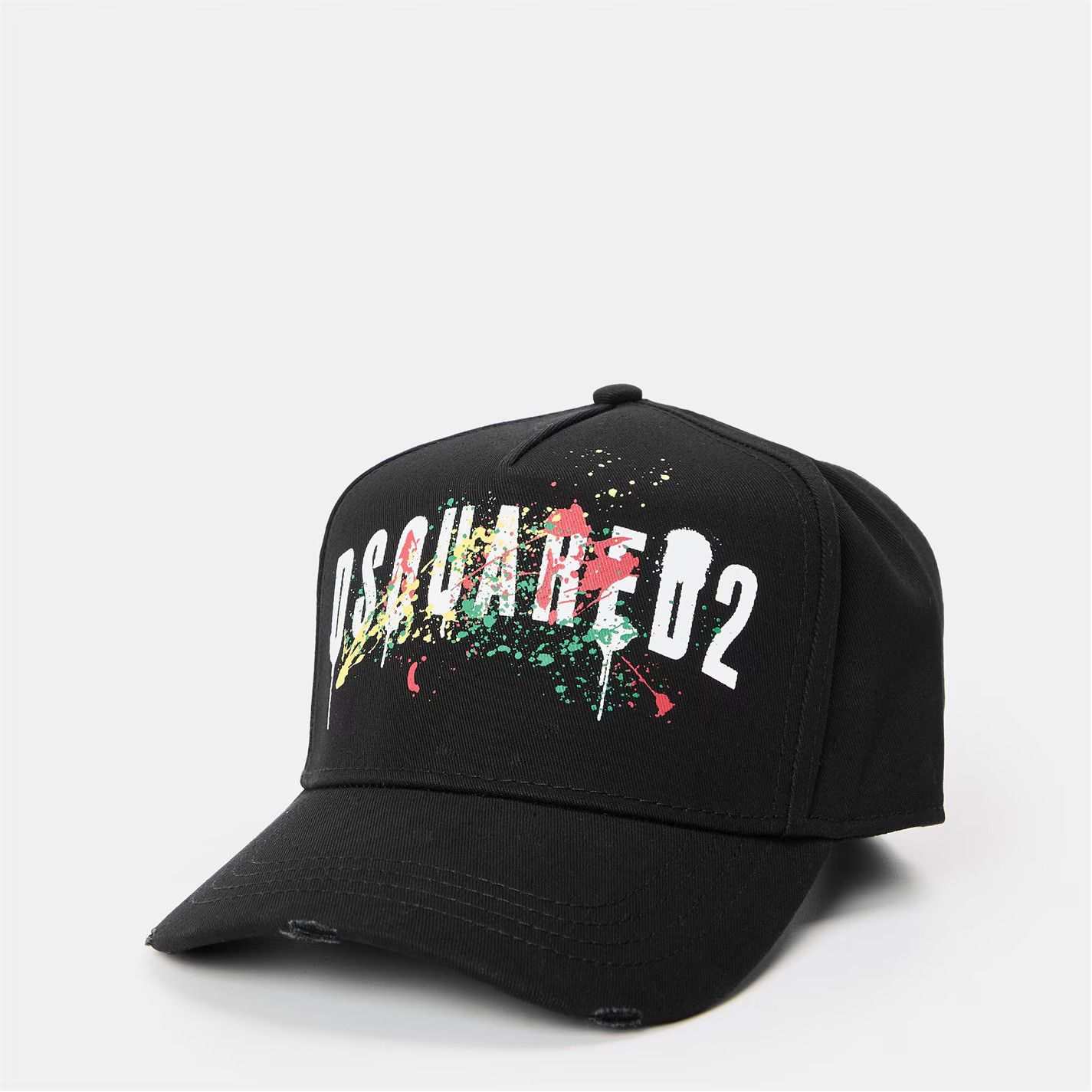 Dsquared2 o1g2r1mq0426 Size: OS / Splat Baseball Hat / Cap in Black Size ONE SIZE - 1 Thumbnail