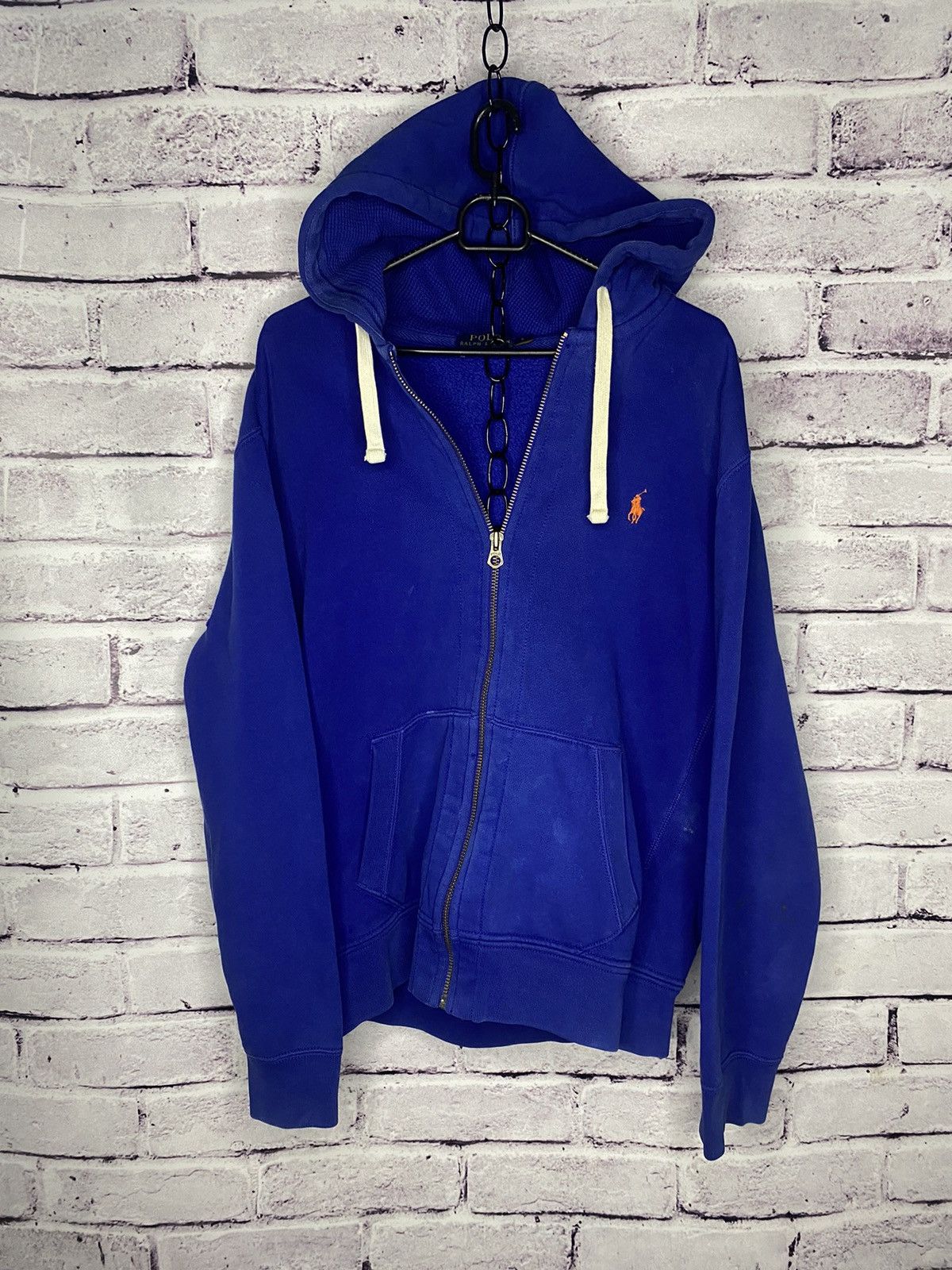 Men's distressed streetwear Hoodie polo Ralph Lauren