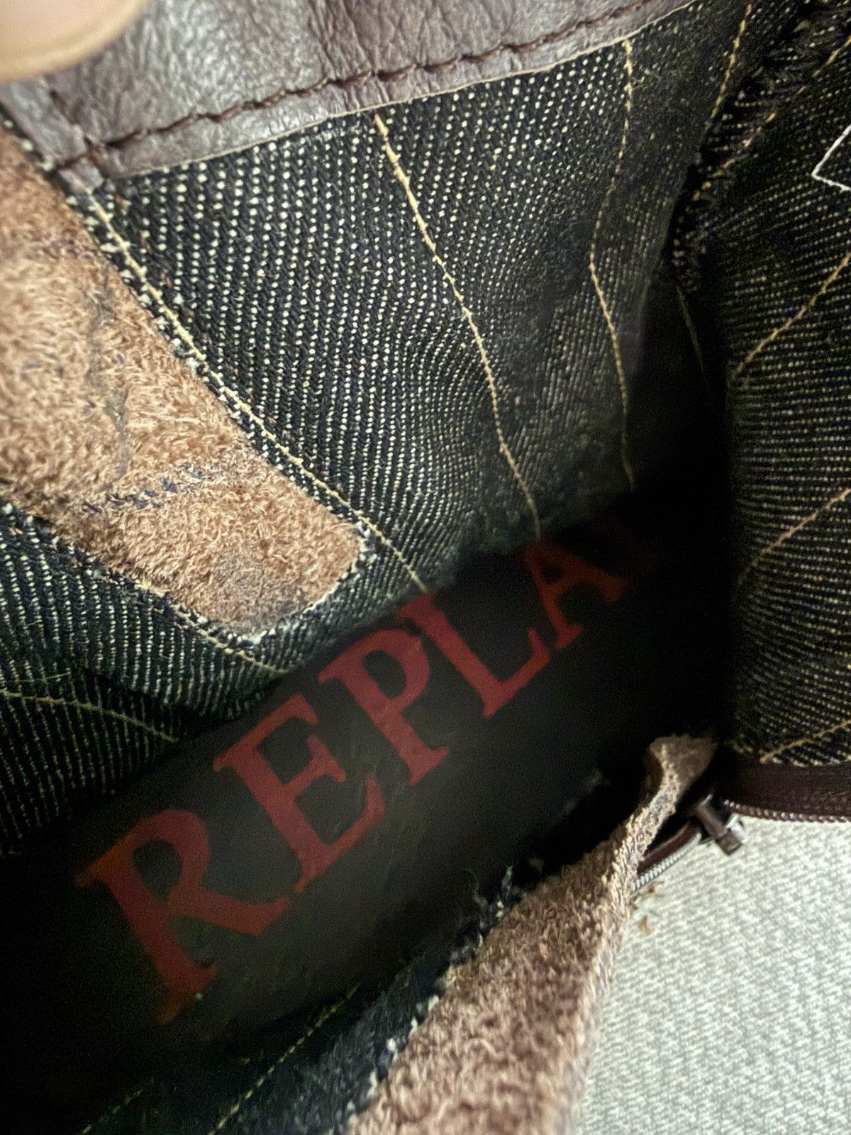 Replay Replay Biker Dark Brown Zip Leather Boots Size 42 Size US 9 / EU 42 - 14 Thumbnail