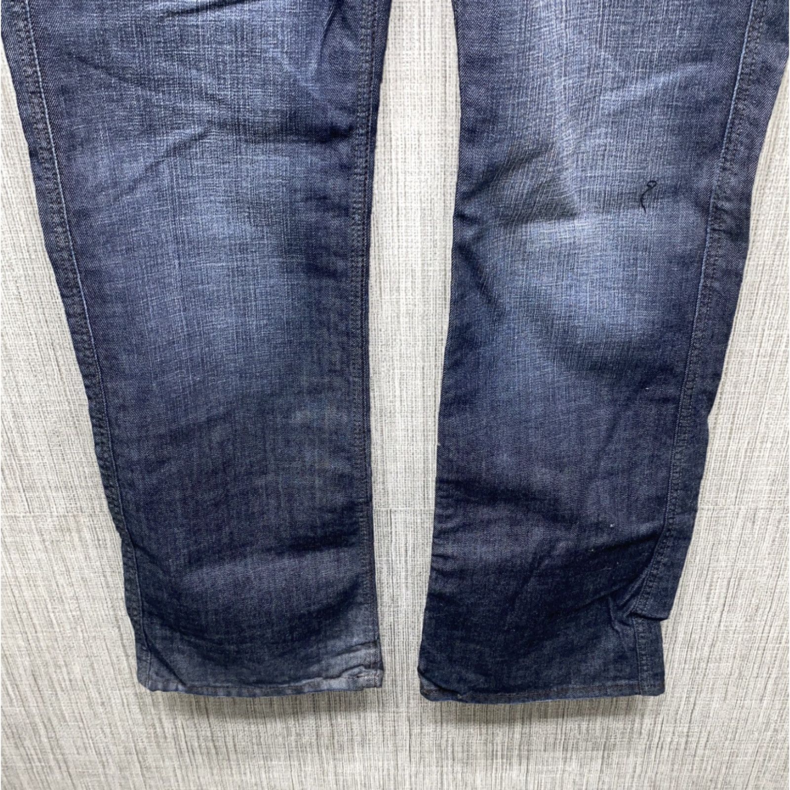 Buffalo David Bitton Buffalo Denim Jeans Button Fly Buffalo David Bitton Mens 33x33 Gordy Blue Regular Jeans Mens 33 Size US 33 - 3 Thumbnail
