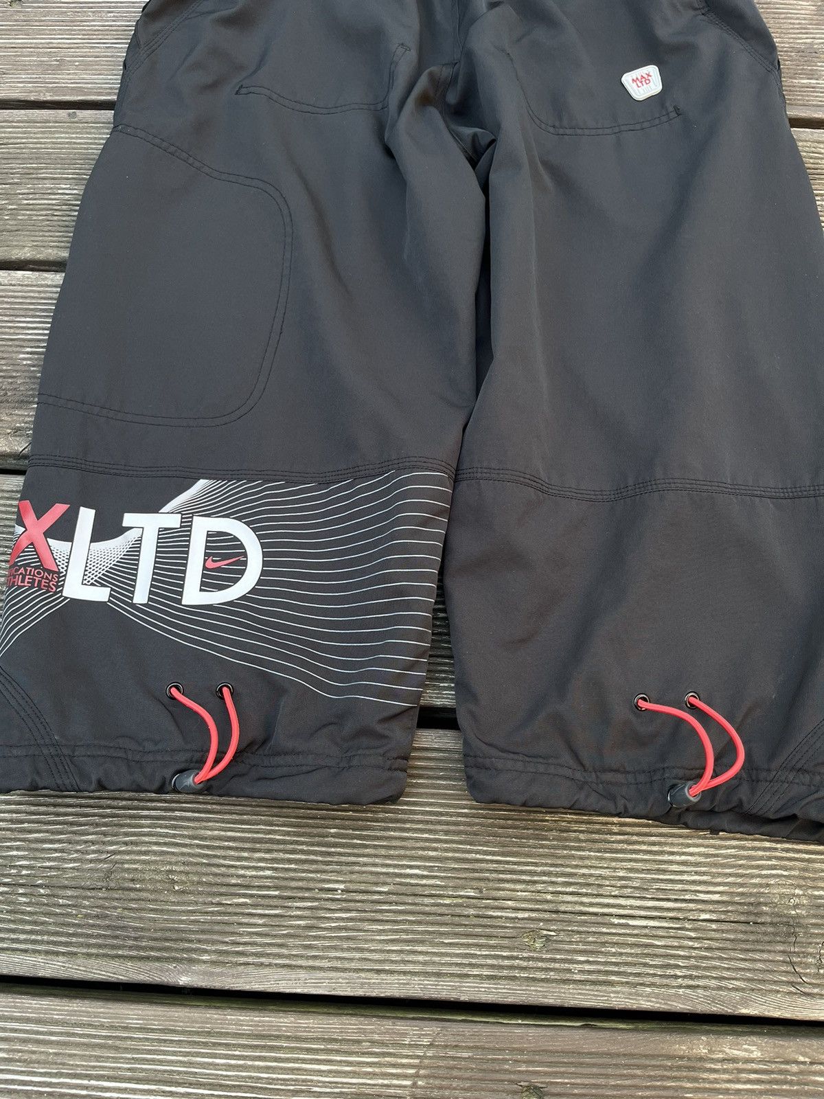 Nike × Vintage Vintage Y2K NIKE Black Shorts Pants Blokecore 00s Style Size US 32 / EU 48 - 6 Thumbnail