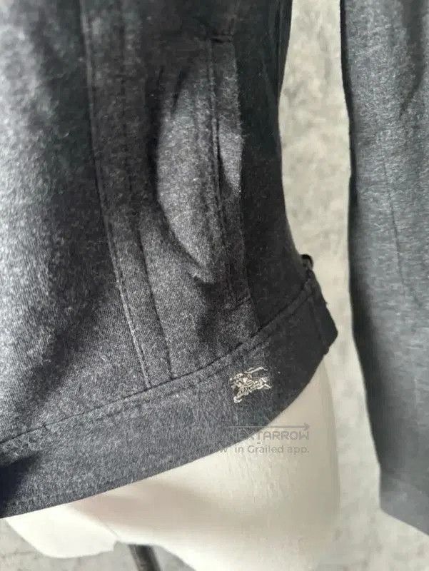 Burberry Burberry Gray Cotton-Blend Long Sleeve Cardigan. Size M / US 6-8 / IT 42-44 - 4 Thumbnail