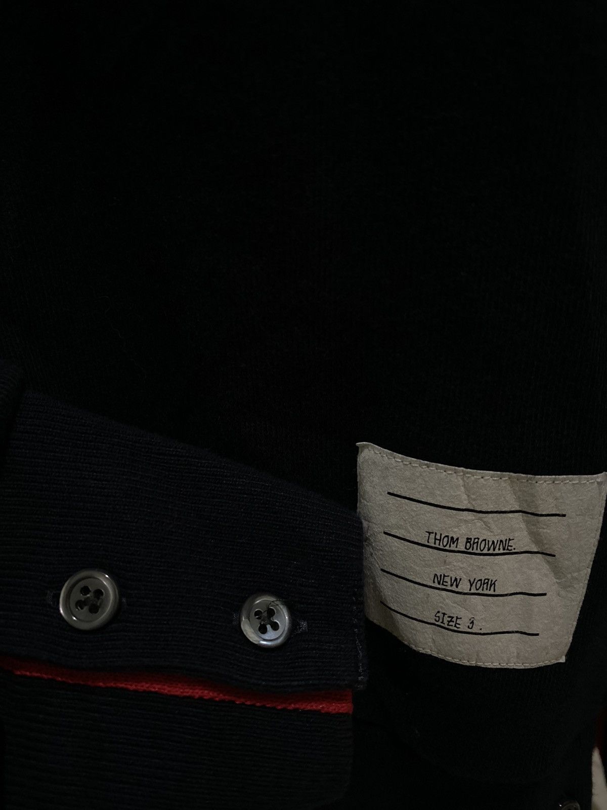 Thom Browne Thom browne grosgrain loopback crew sweat Size US L / EU 52-54 / 3 - 12 Thumbnail