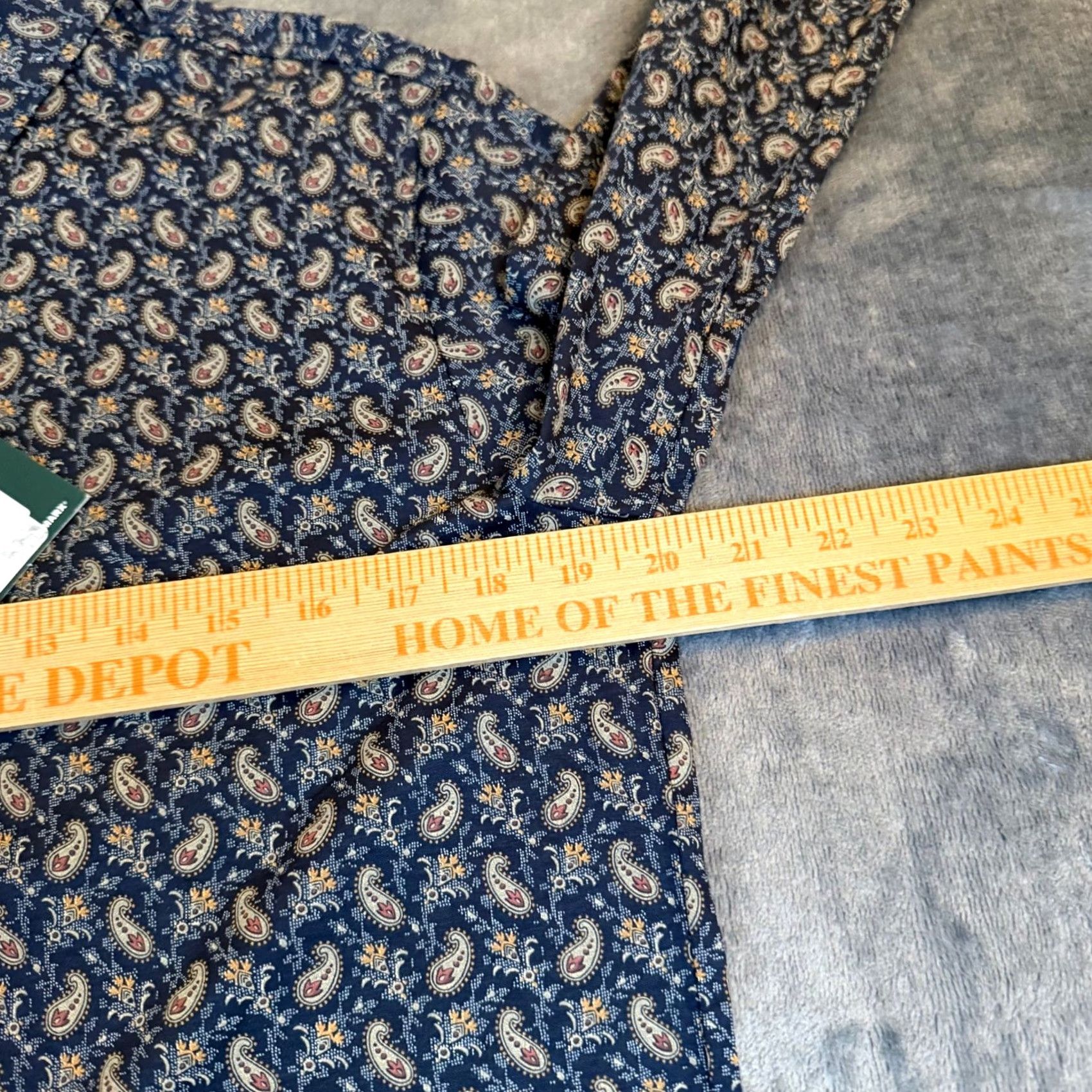 Hart Schaffner Marx Hart Schaffner Marx Navy Paisley Luxury Cotton Shirt Button Up Mens S NWT Size US S / EU 44-46 / 1 - 7 Thumbnail