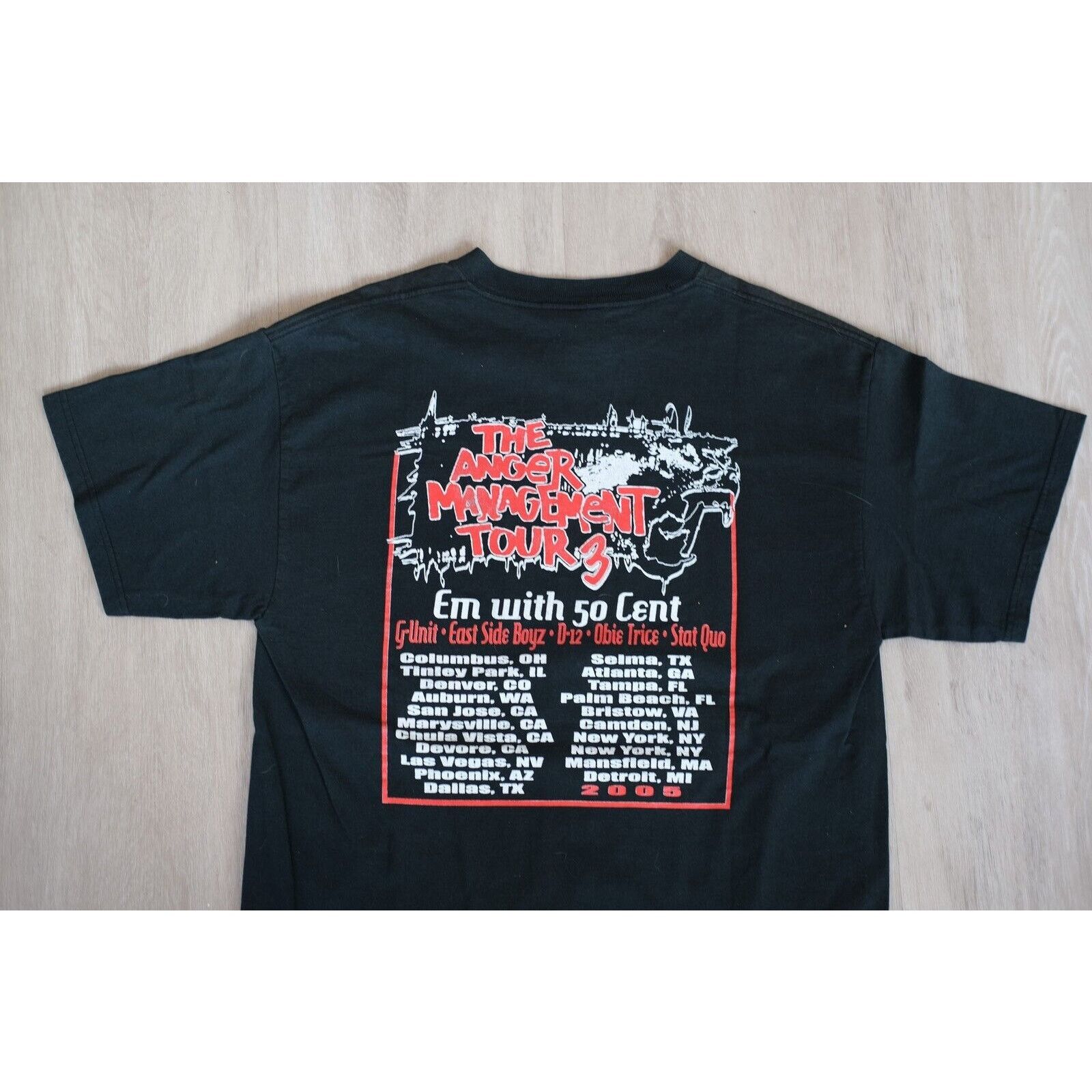 Other Vintage 2005 Eminem 50 Cent Anger Management Tour Tee XL Size US L / EU 52-54 / 3 - 9 Thumbnail