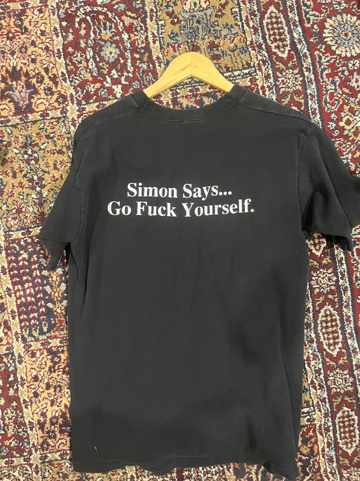 Fruit Of The Loom Vintage George Carlin Simon Says Shirt Size US L / EU 52-54 / 3 - 2 Thumbnail