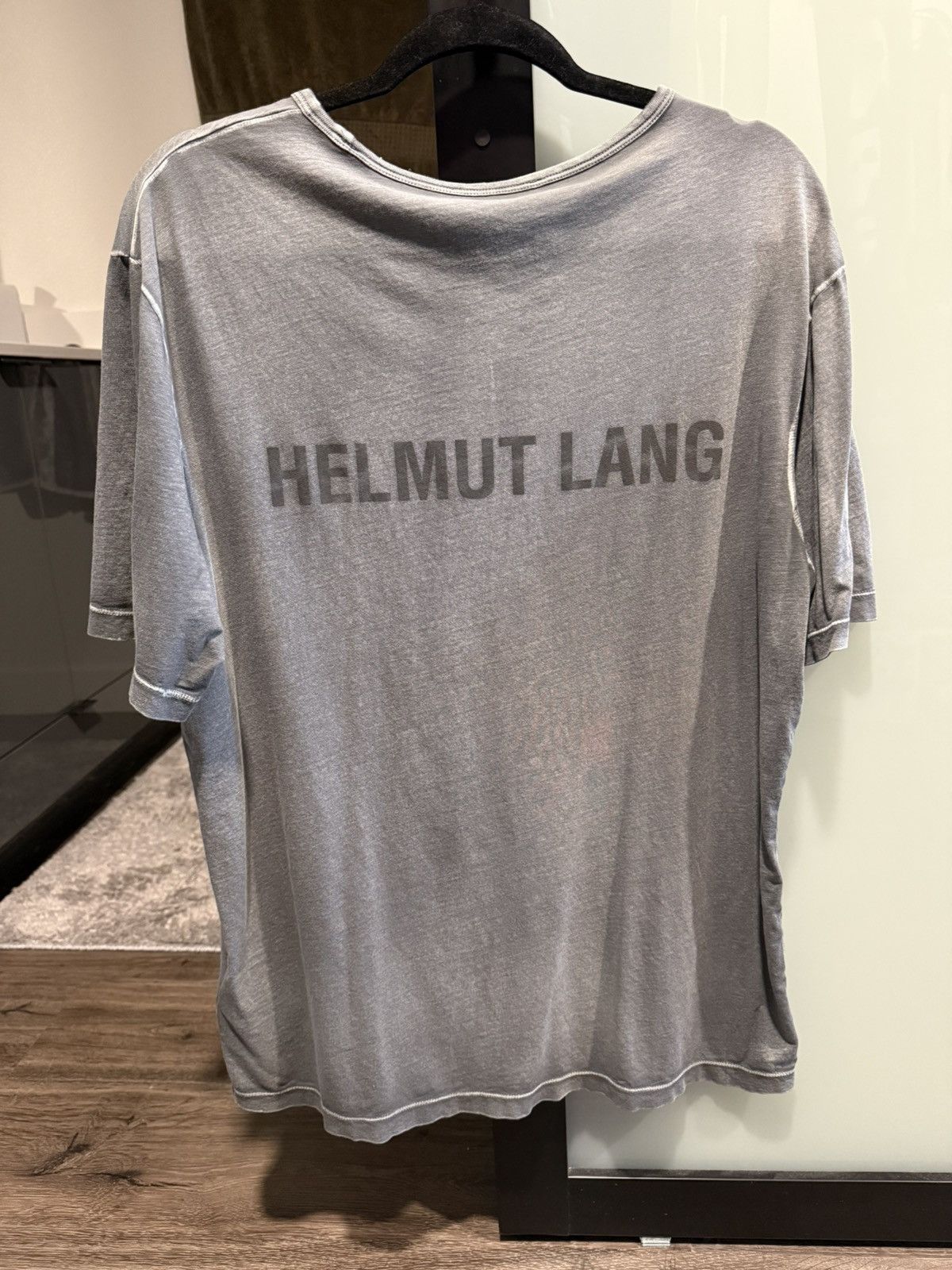 Helmut Lang Helmut Lang Garment Dyed NEW YORK Tee (M) Size US M / EU 48-50 / 2 - 6 Thumbnail