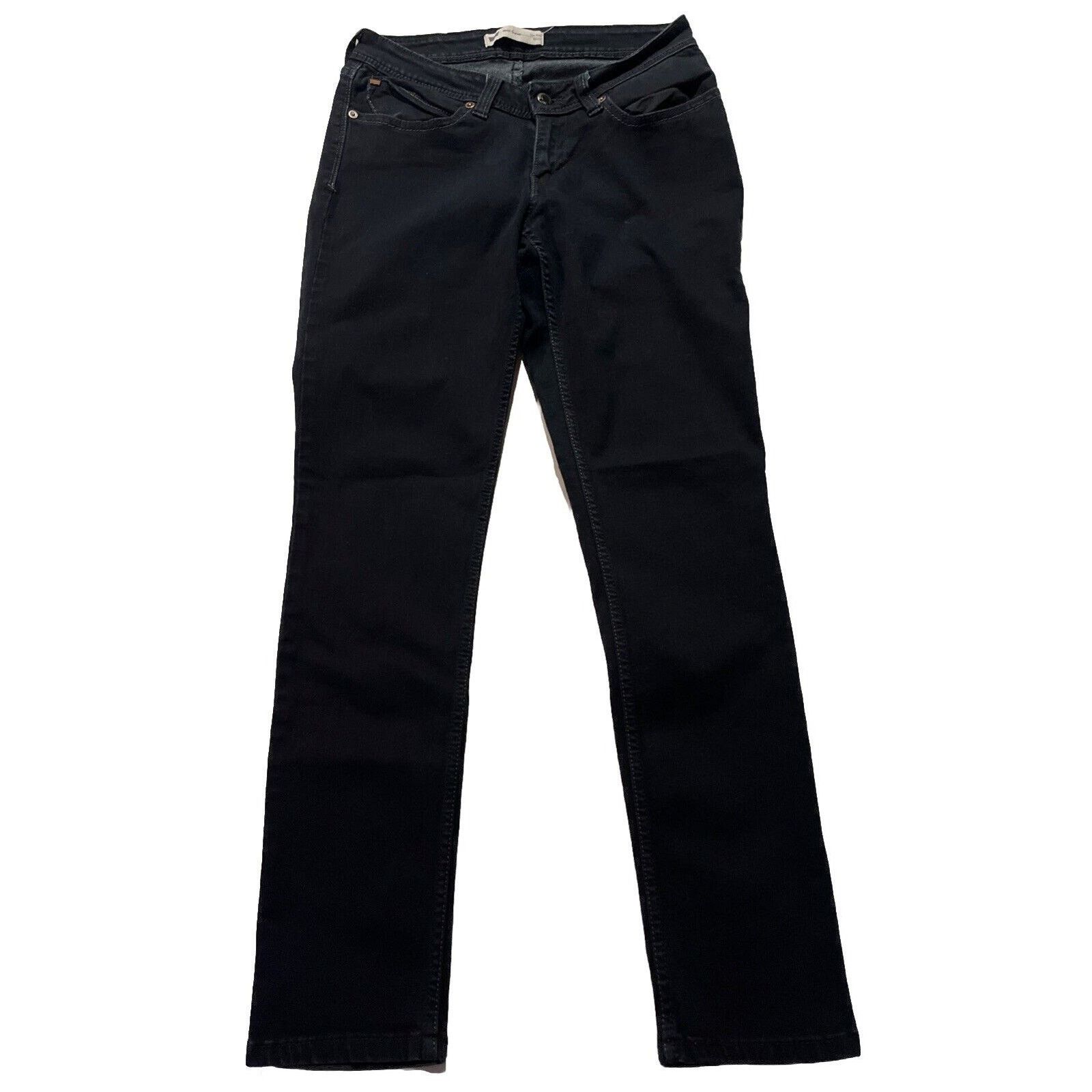 Levi's Levi’s 28x30 Black Denim Bold Curve Skinny Low Rise Jeans Size 28" / US 6 / IT 42 - 1 Thumbnail
