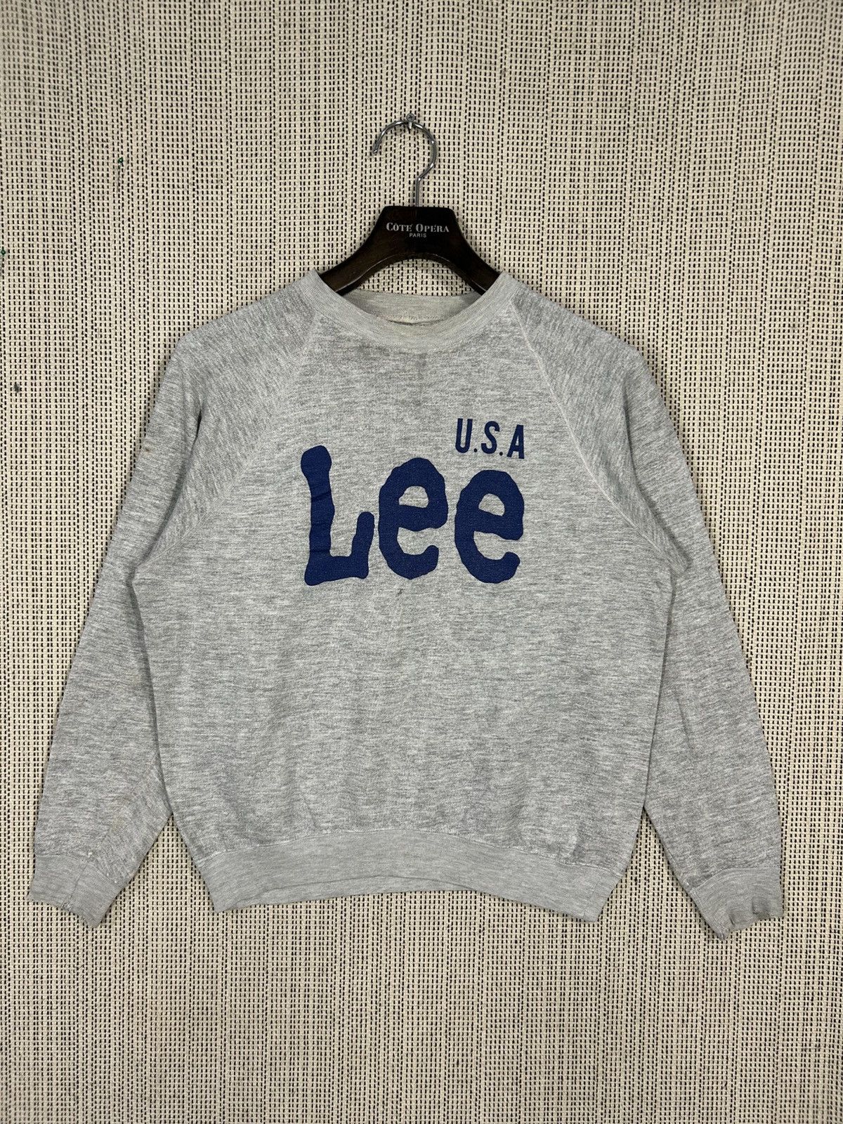 Lee Vintage 90s lee sweatshirt crewneck pullover distressed Size US S / EU 44-46 / 1 - 9 Thumbnail