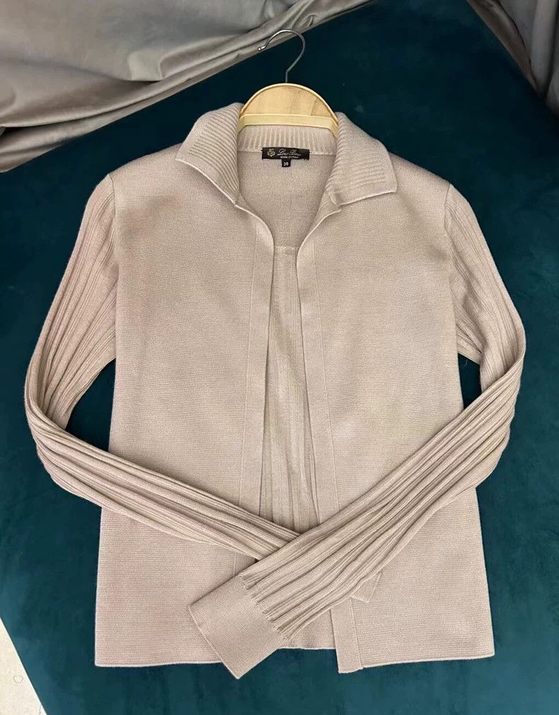 Loro Piana Loro Piana Women's Cashmere Silk Cardigan - dmc Size US S / EU 44-46 / 1 - 1 Thumbnail