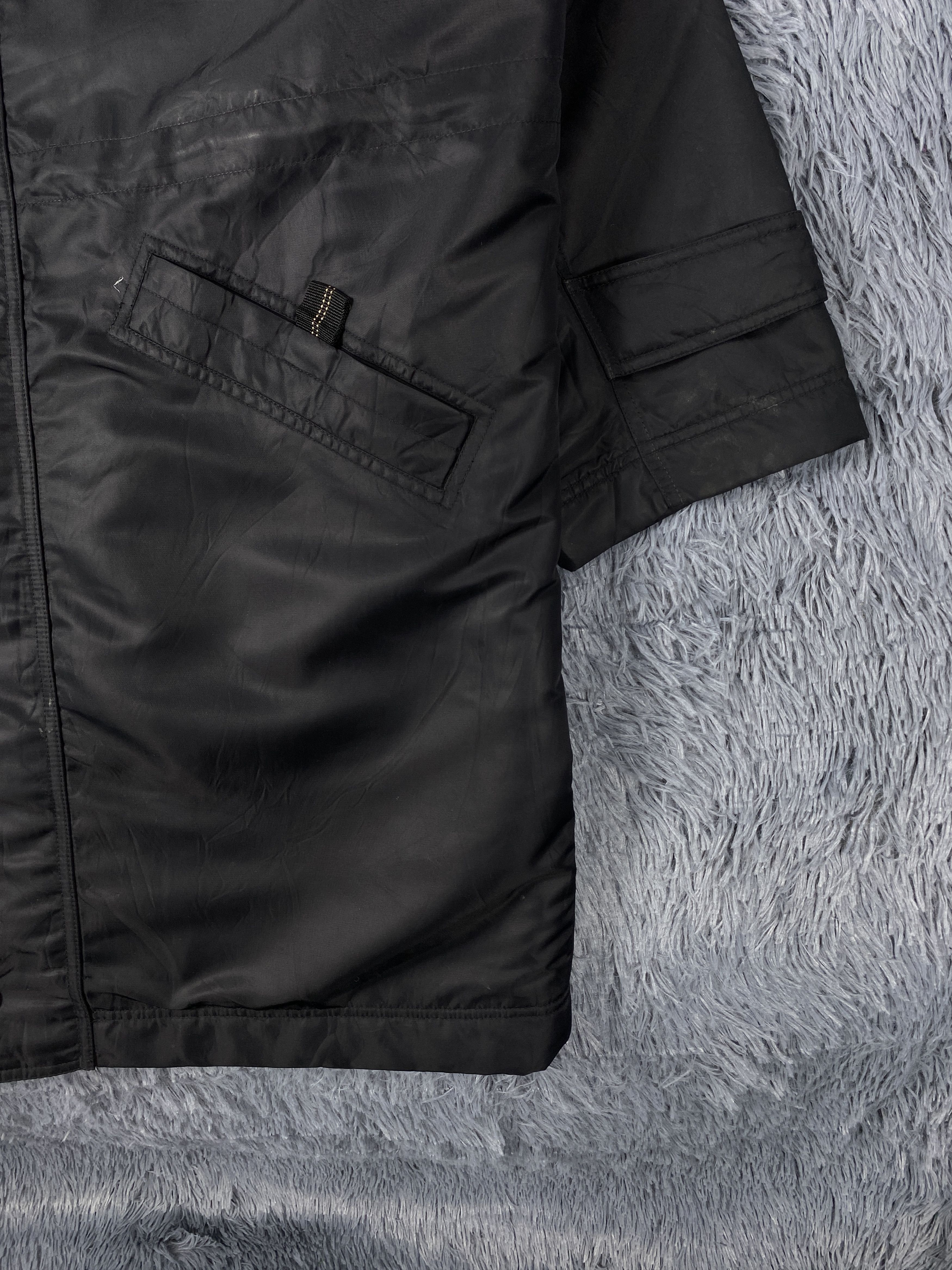 Nike Vintage 90s Nike Big Swoosh Sherpa Lining Long Jacket K0122 Size US XL / EU 56 / 4 - 6 Thumbnail