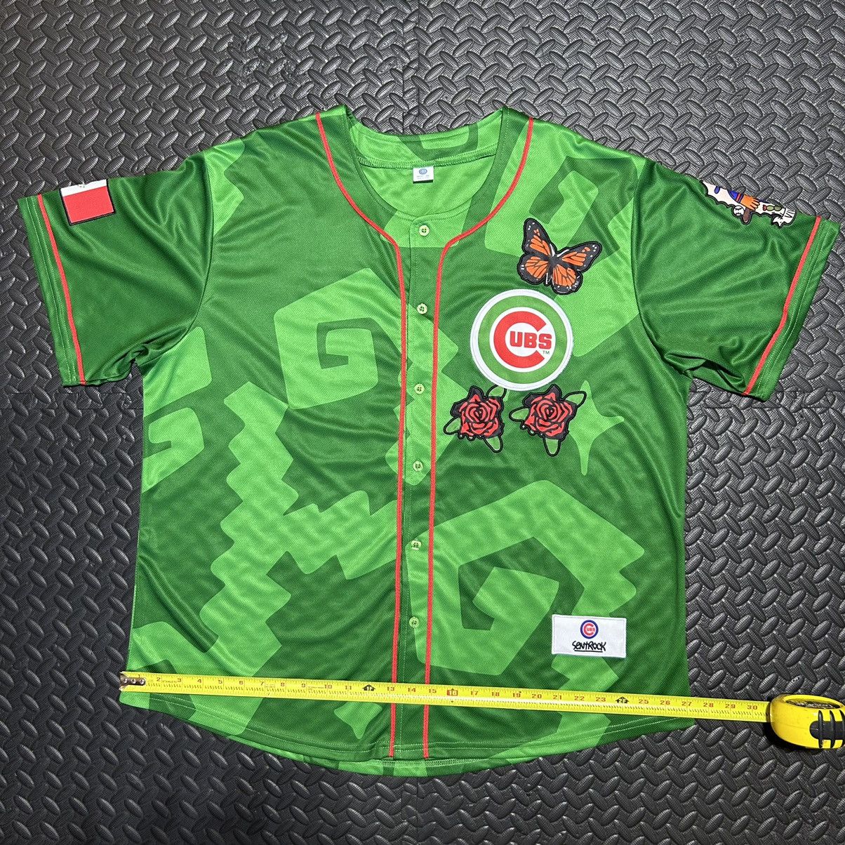 MLB × Other Sentrock Chicago Cubs Heritage Mexico Jersey Adult 2XL Size US XXL / EU 58 / 5 - 10 Thumbnail