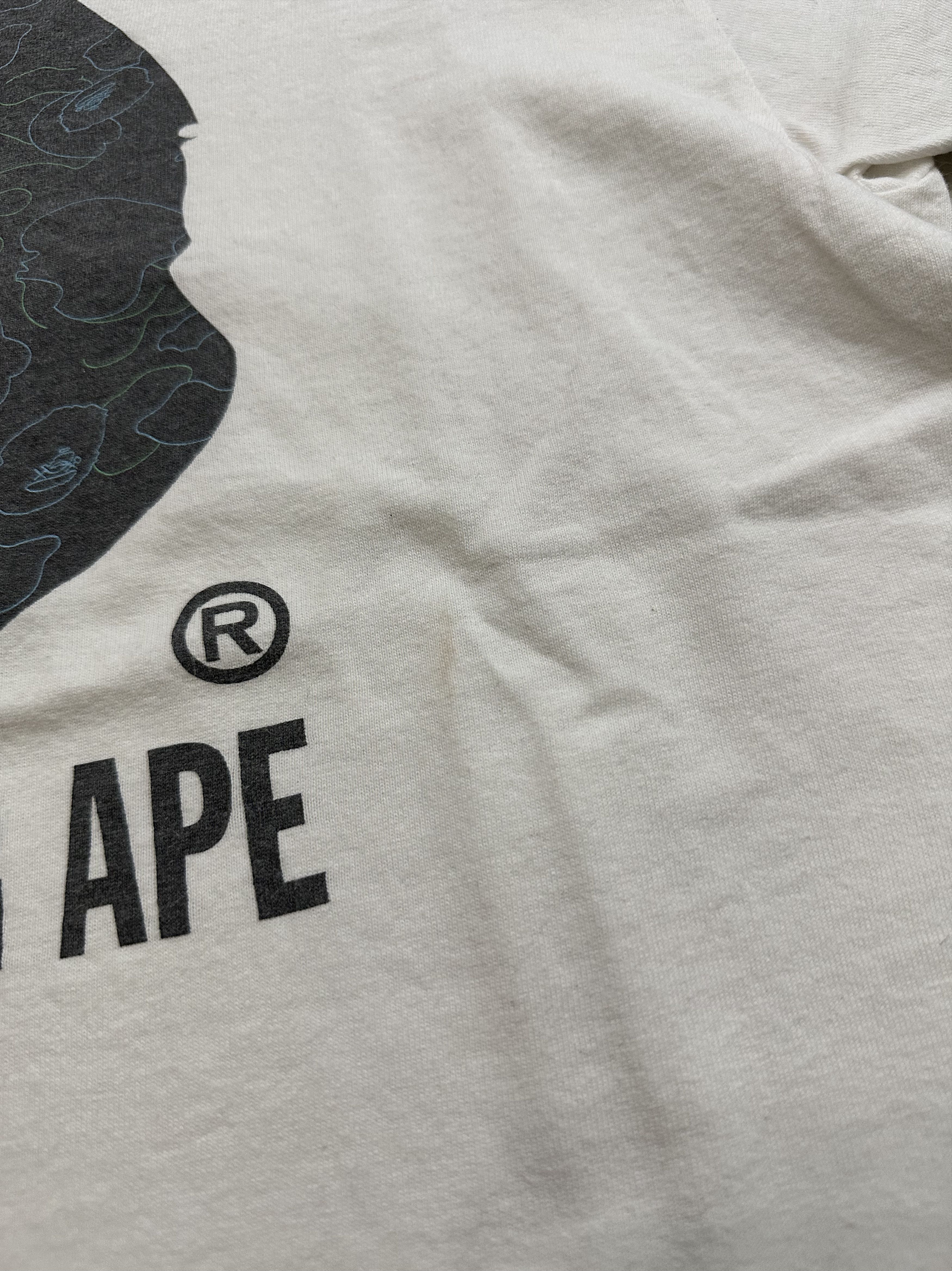 Bape × Kaws Ape Face Tee Size US M / EU 48-50 / 2 - 3 Thumbnail