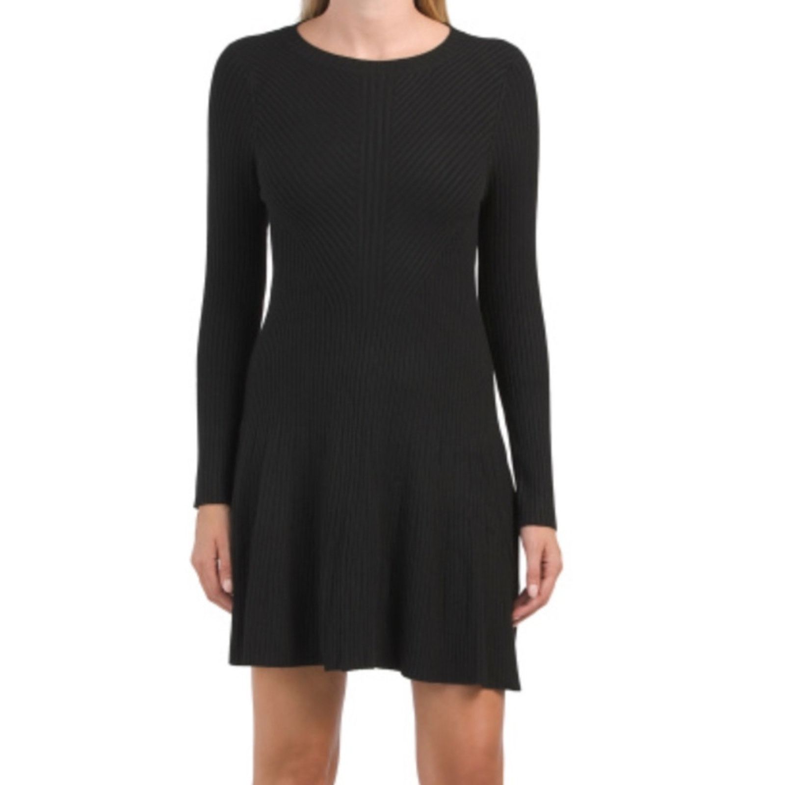 chinese dress ladies Scallop Keyhole Sweater Dress – Elie Tahari