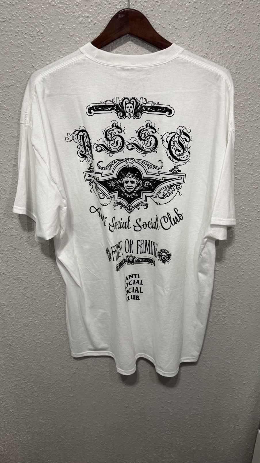 Anti Social Social Club Anti Social Social Club White Graphic Tee 2XL Men's Size US XXL / EU 58 / 5 - 4 Thumbnail