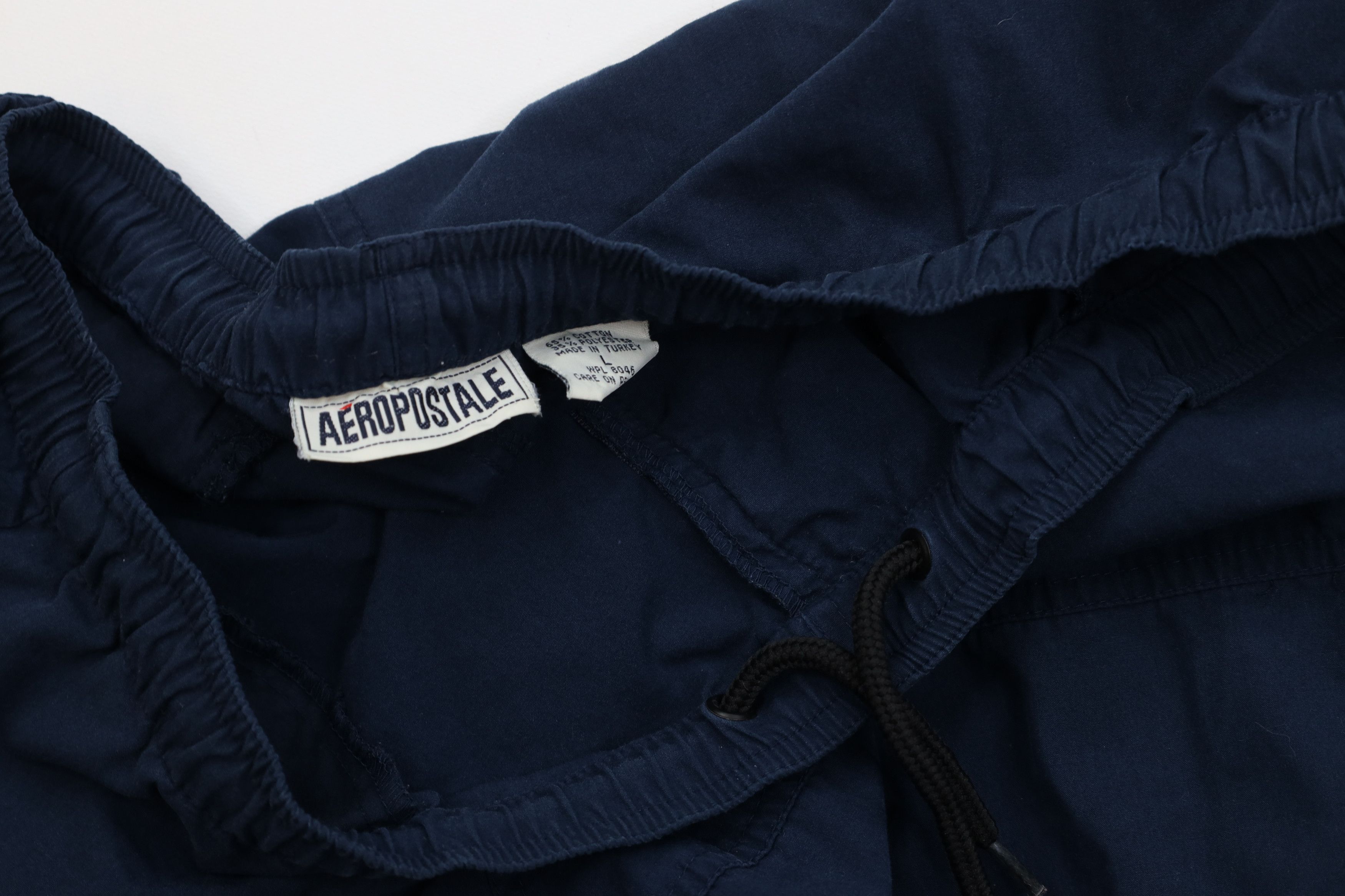 Aeropostale Vintage 90s Y2K Aeropostale Wide Leg Cargo Pants Navy Blue Size US 36 / EU 52 - 11 Thumbnail