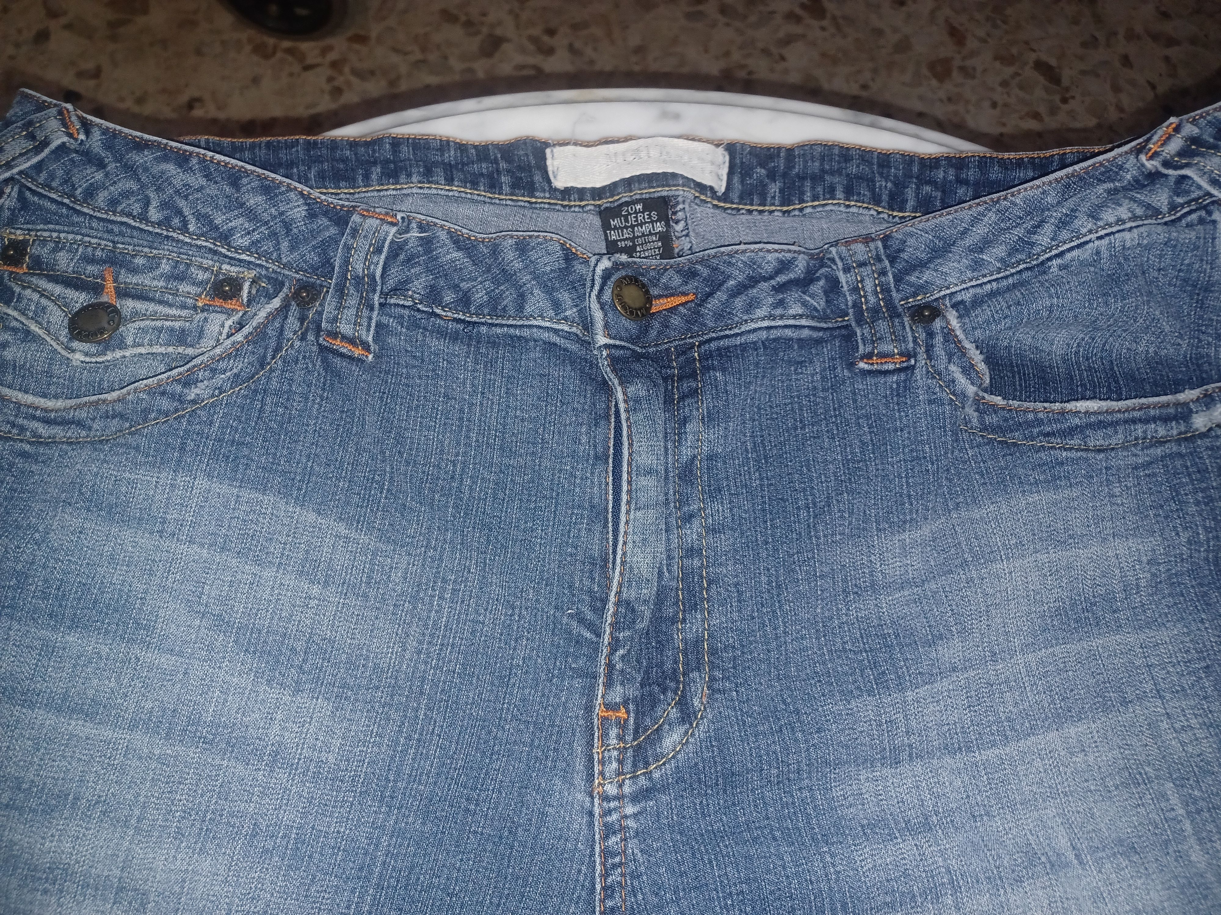 Other Mix It Women's Blue Jeans SZ 20W Flared Size 42" / US 20 - 2 Thumbnail