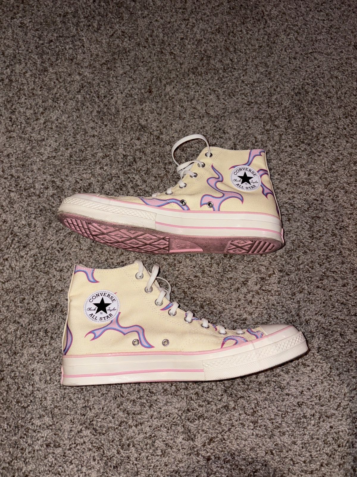 Golf Wang GOLF WANG CONVERSE FLAME HI-TOPS Size US 11 / EU 44 - 2 Thumbnail