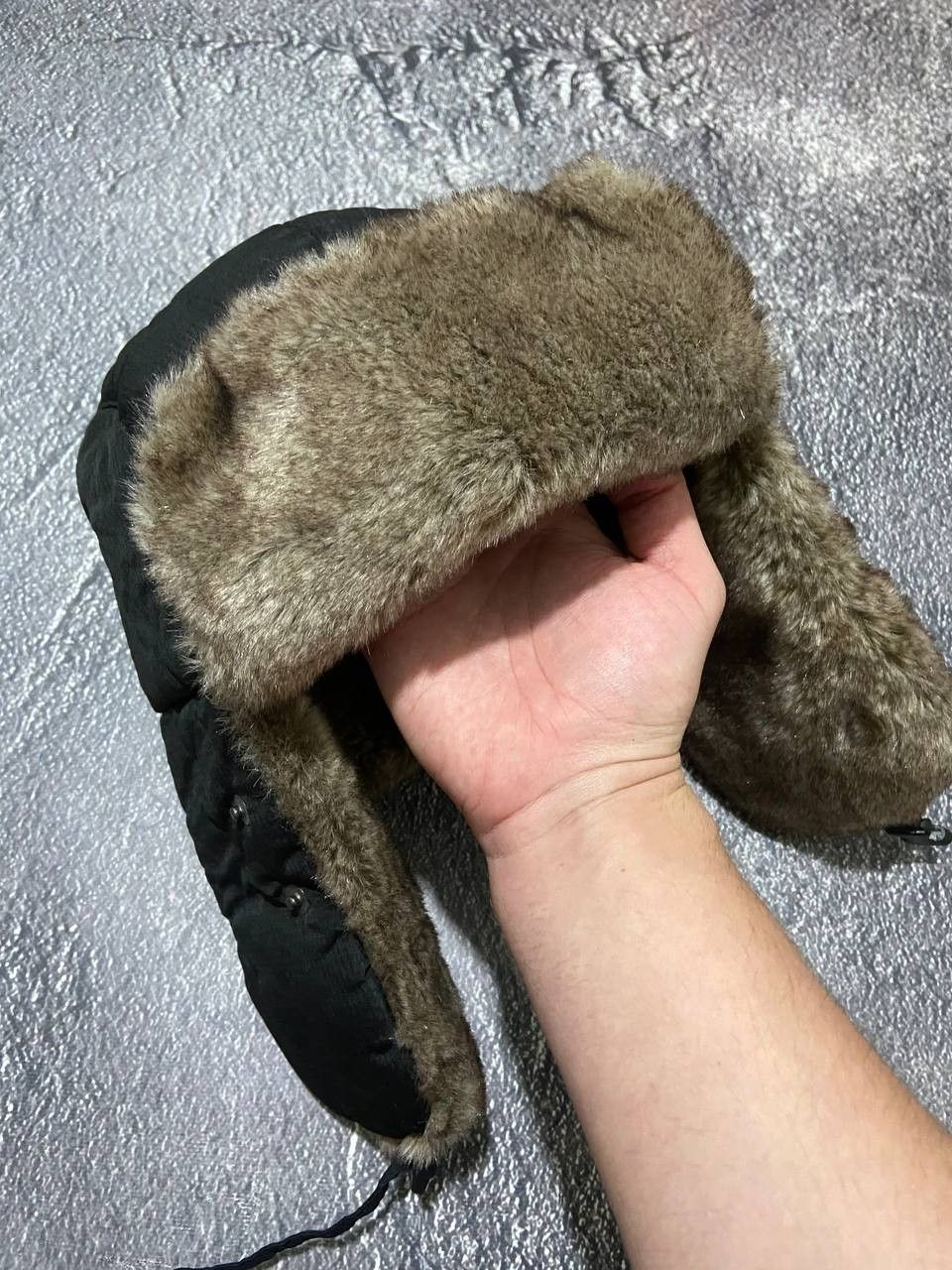 Outdoor Research Vintage Y2K Fuzzy Fur Ushanka Hat RARE BLACK Size ONE SIZE - 1 Thumbnail