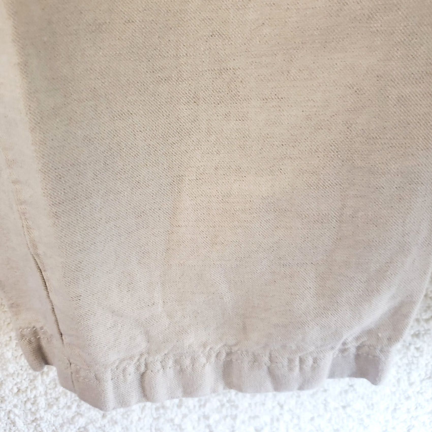 Nautica Nautica Pants Beige Linen Regular Straight 36x32 Men’s Flat Front Size US 36 / EU 52 - 6 Thumbnail